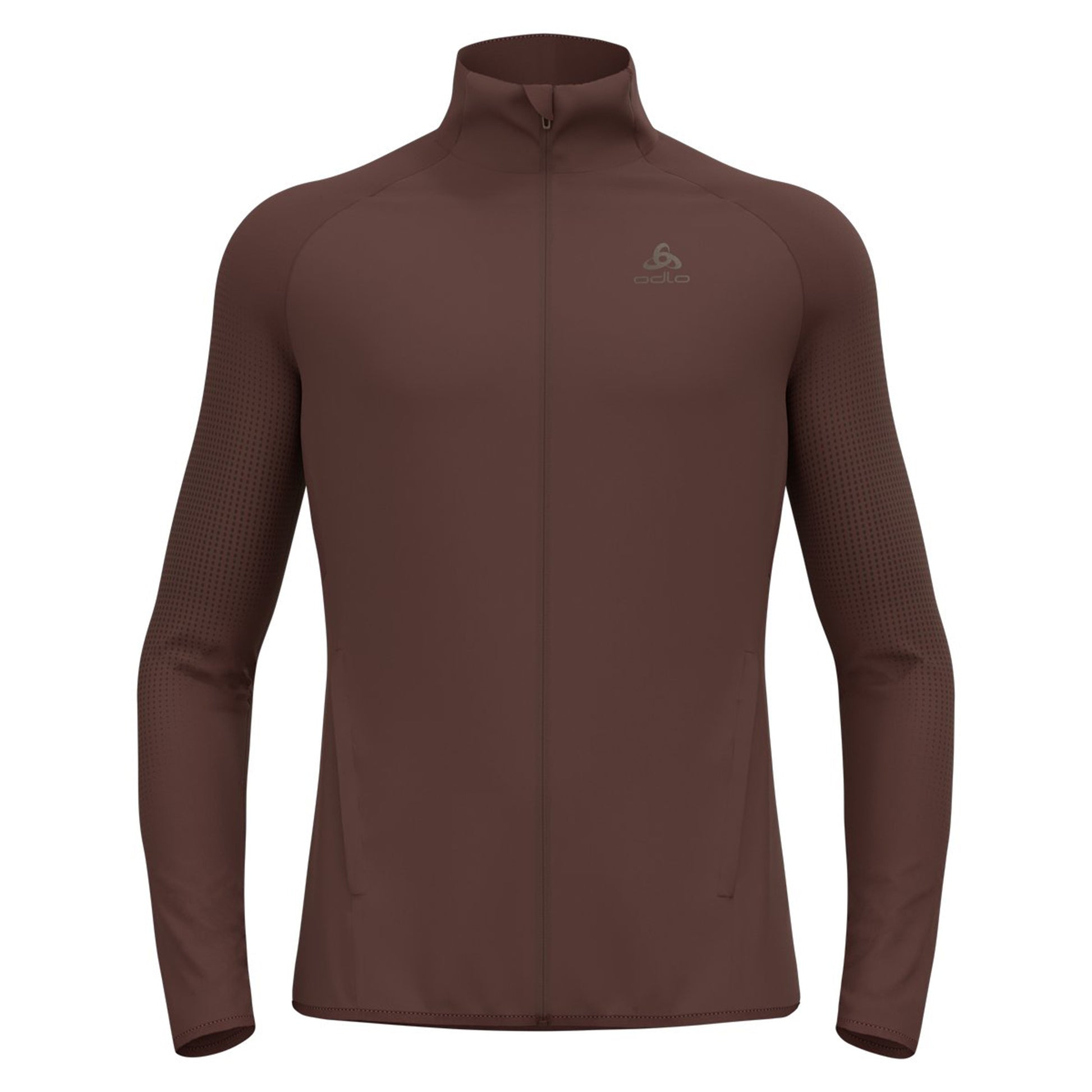 Odlo Zeroweight Warm Hybrid Hardloopjas Heren-Bruin