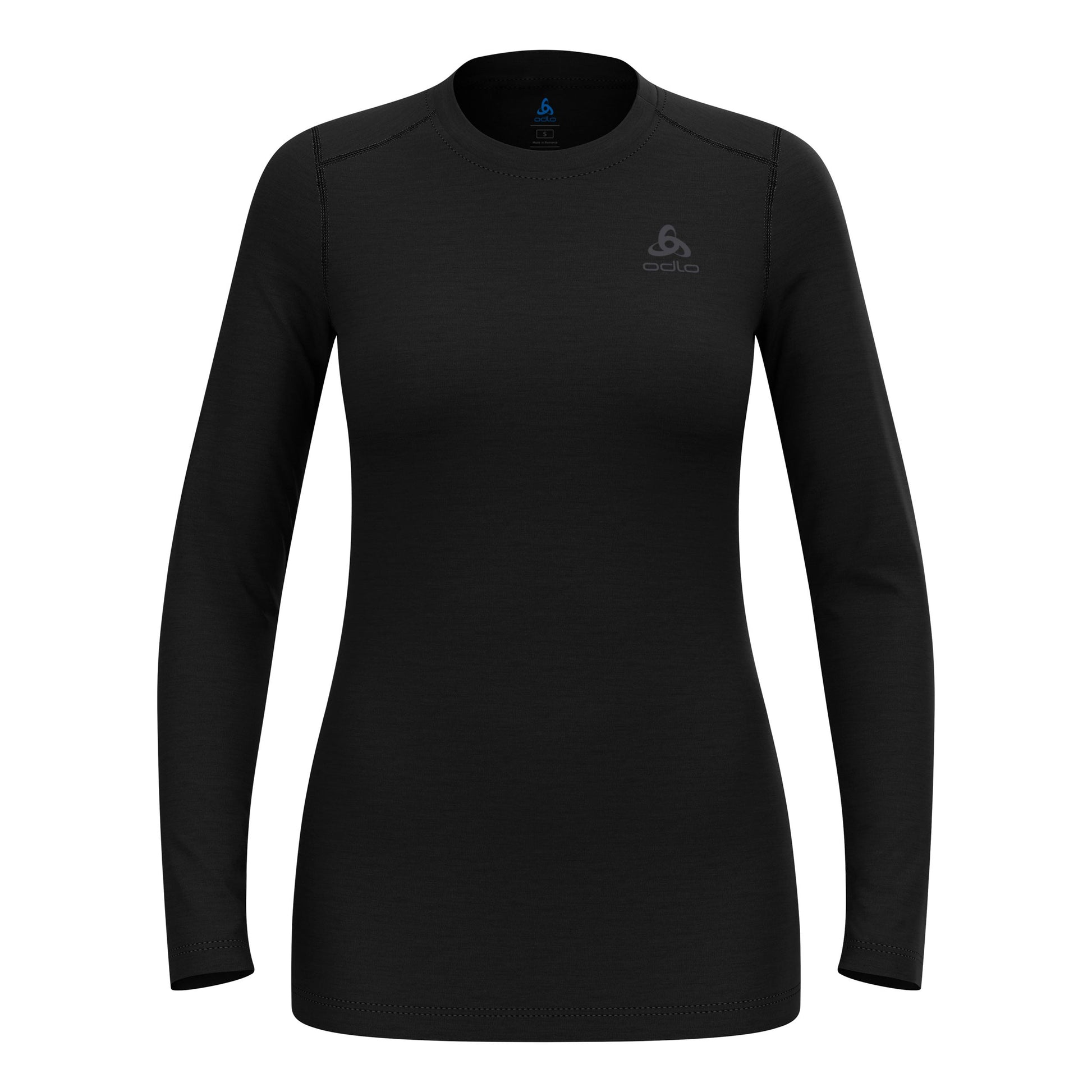 Odlo Merino 160Crew Longsleeve Dames-Zwart