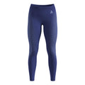Performance Warm Eco Big Logo Bottom Long Tight Dames-blauw