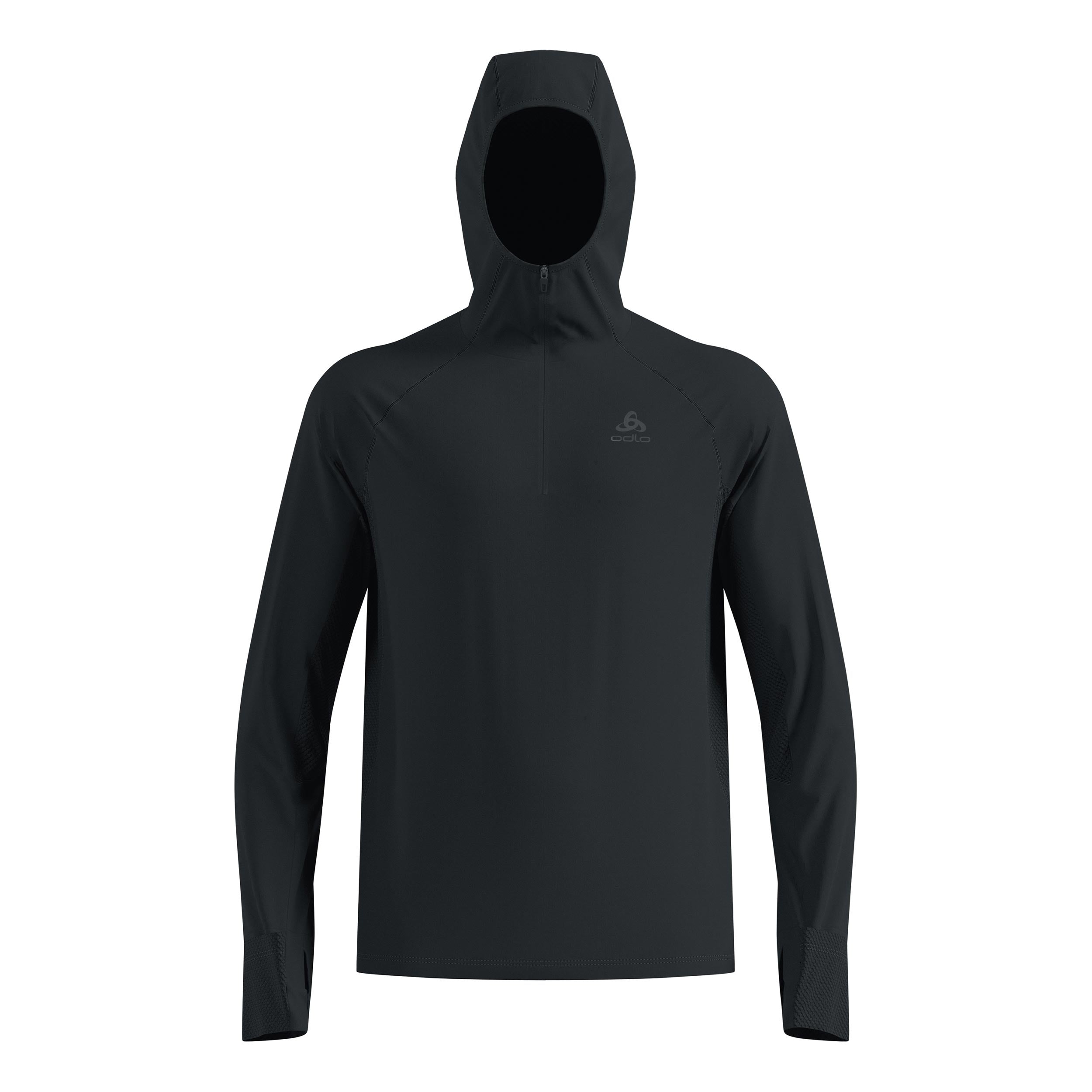 Odlo X-Alp Midlayer  Hardloopshirt Heren - zwart