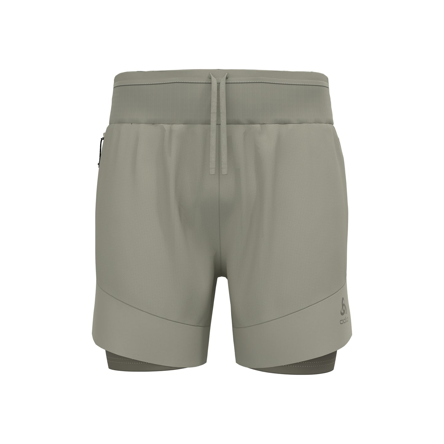 Odlo X-Alp Trail 6in 2in1 Hardloopshorts Heren-Grijs
