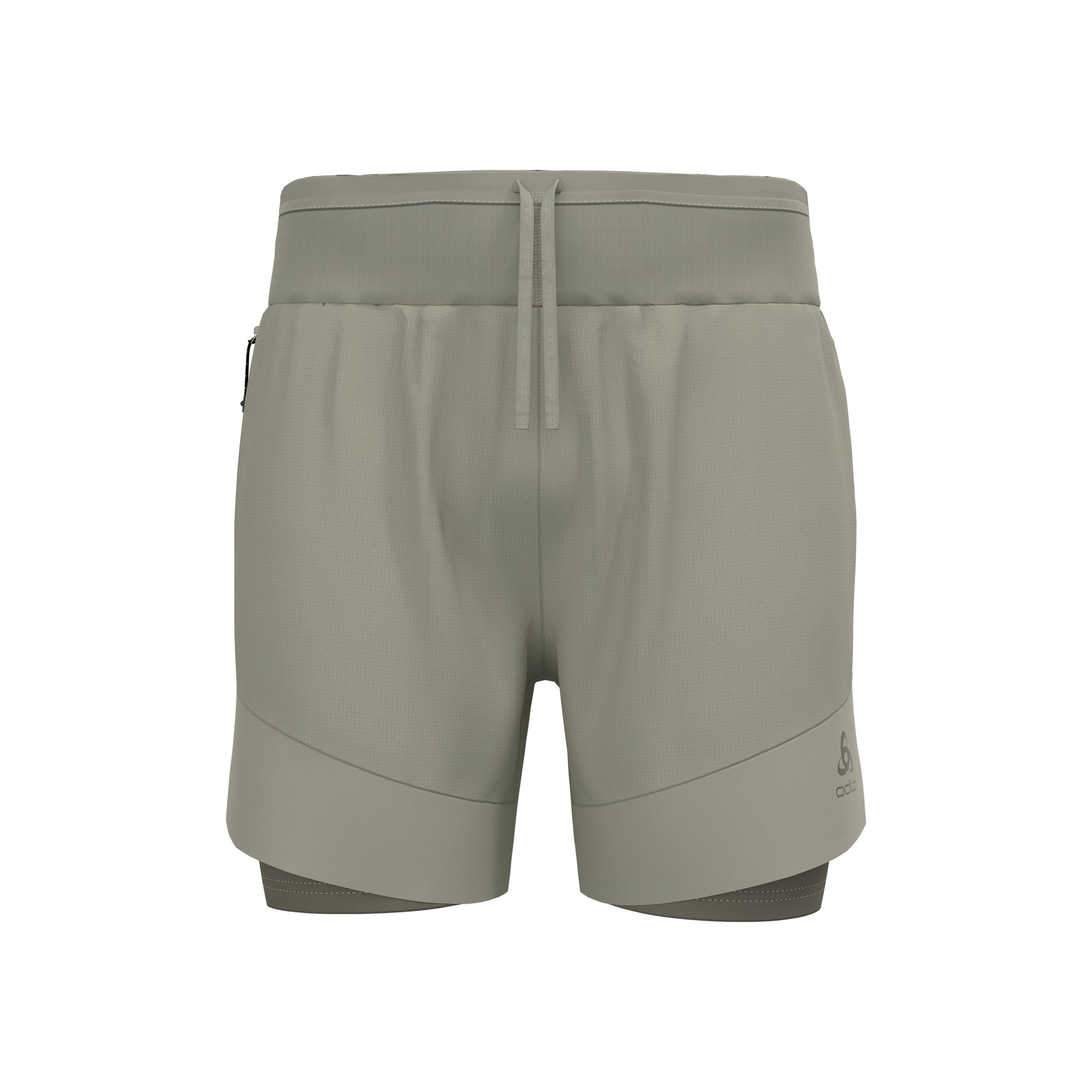 Odlo X-Alp Trail 6in 2in1 Hardloopshorts Heren-Grijs