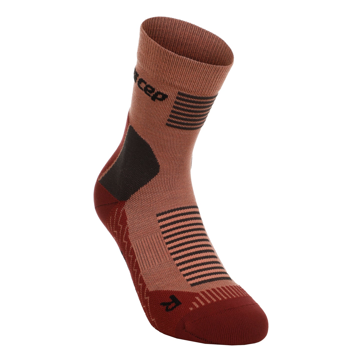 CEP Cold Weather Mid Cut V2 Compressie-sokken Dames - oud roze,