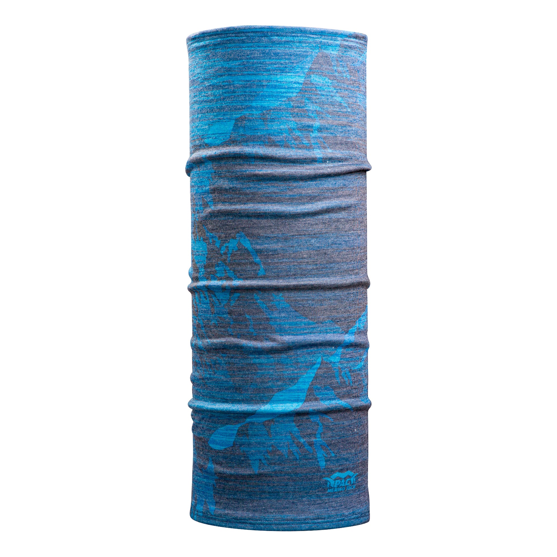 P.A.C. Recycled Merino Tech Tunnelsjaal-Blauw