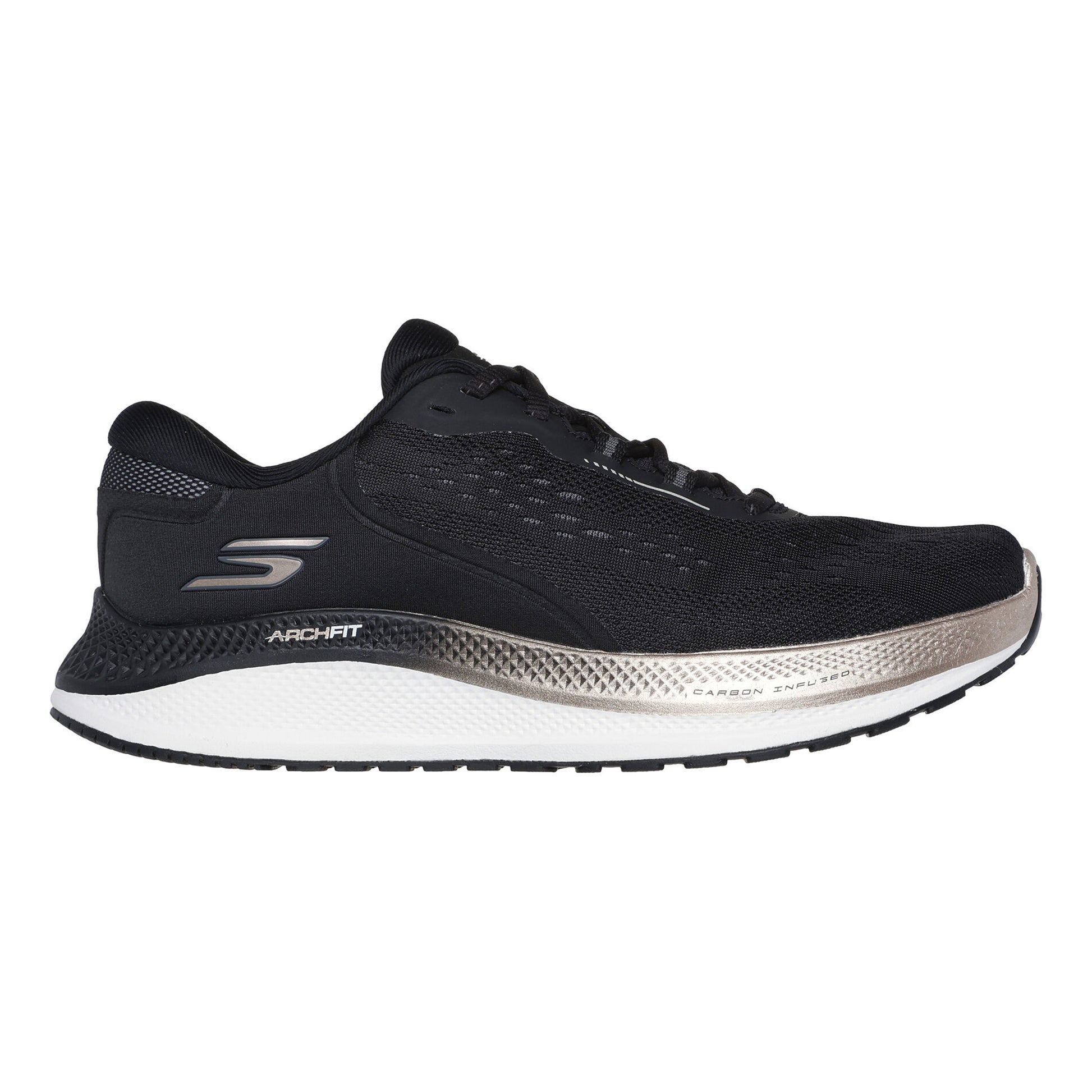 Skechers Go Run Persistence 2 Neutrale Schoen Dames-Zwart,Goud