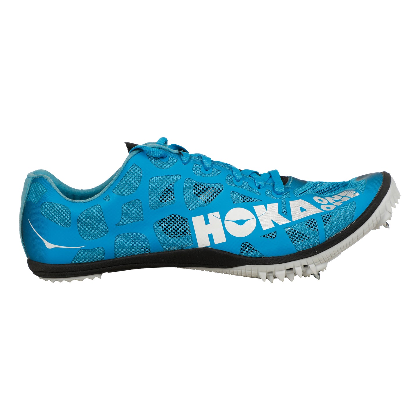 Hoka One One Rocket Middle-Distance Spikes Heren - blauw, wit