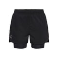 Dallas 2in1 Shorts Dames - zwart,
