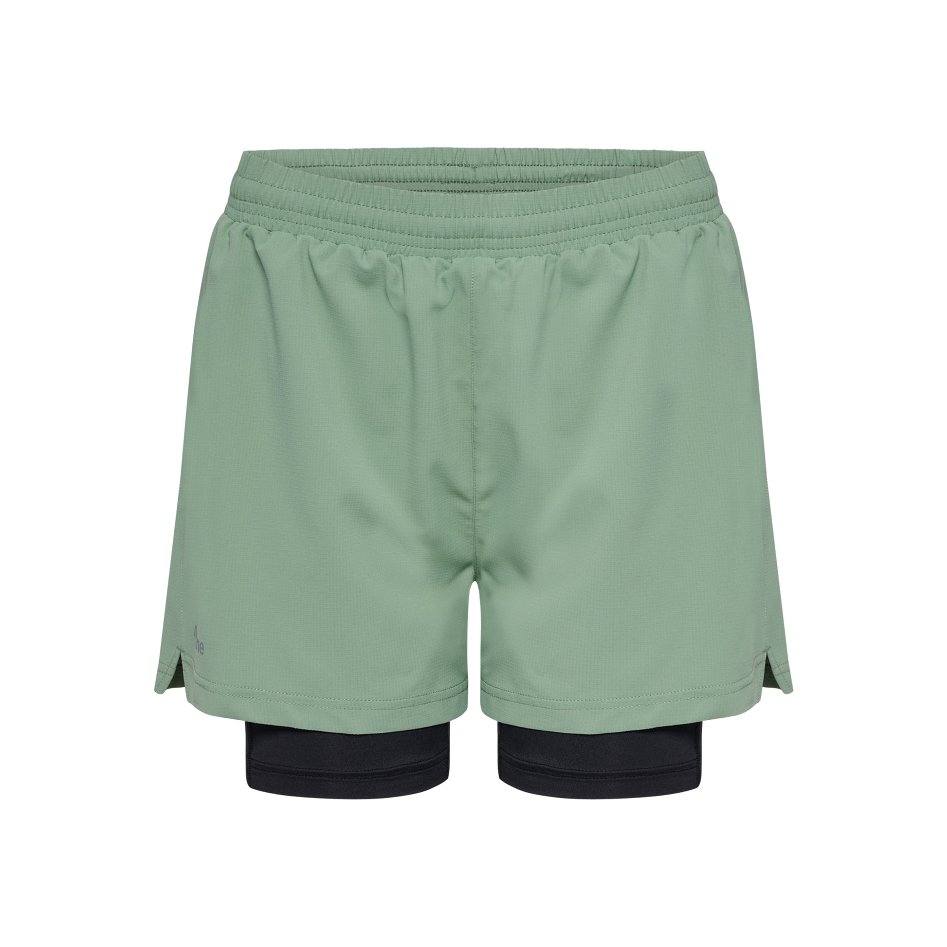 Newline Dallas Shorts 2in1 Shorts Dames-Groen