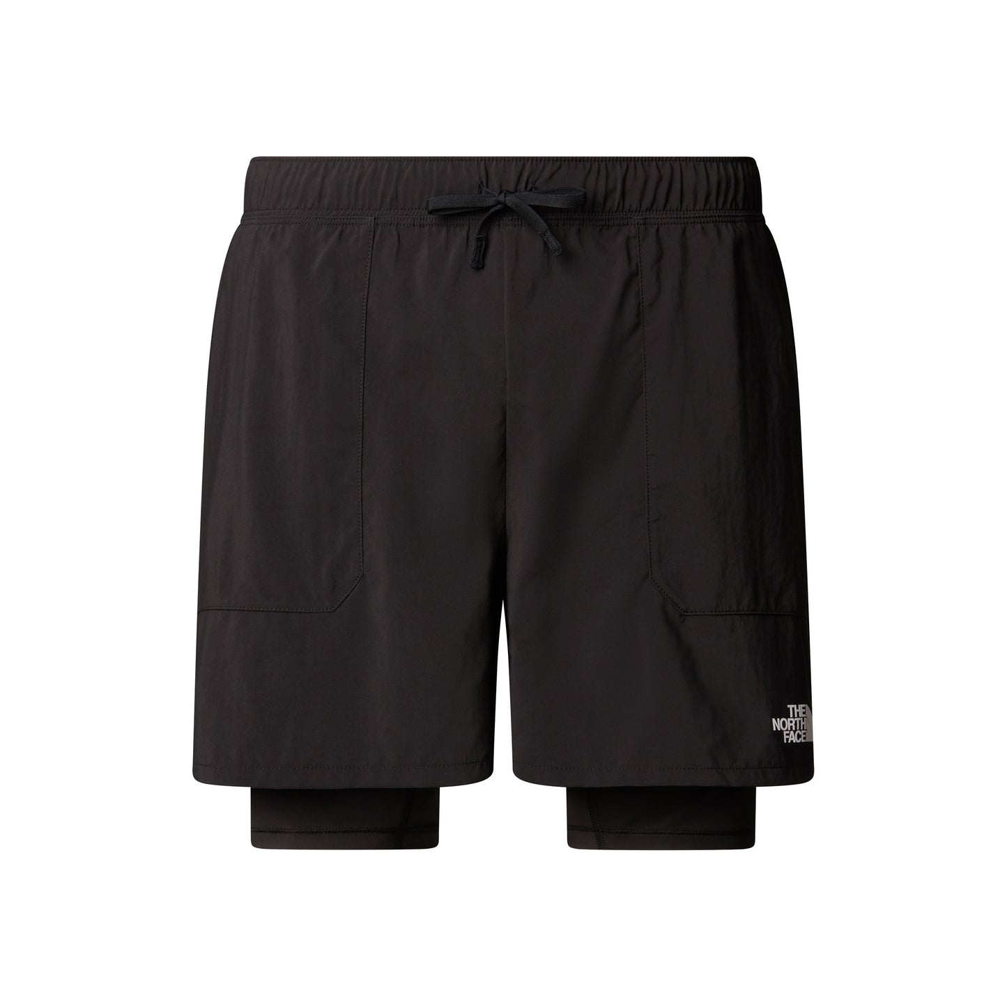 The North Face Sunriser 2in1 6in Hardloopshorts Heren-Zwart