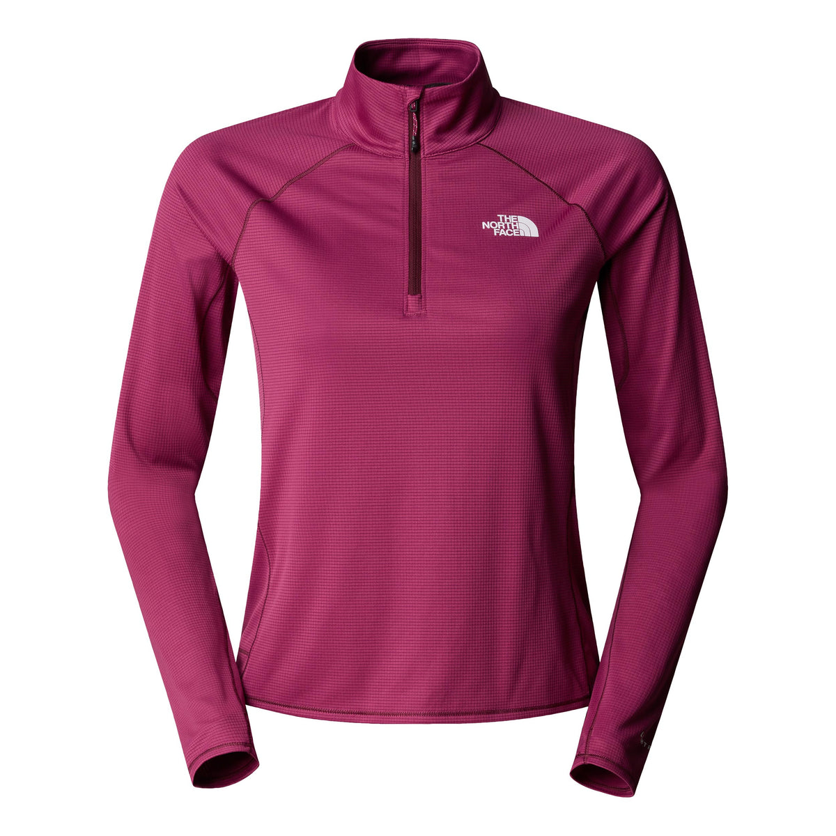 The North Face Sunriser 1/4 Zip Hardloopshirt Dames-Berry