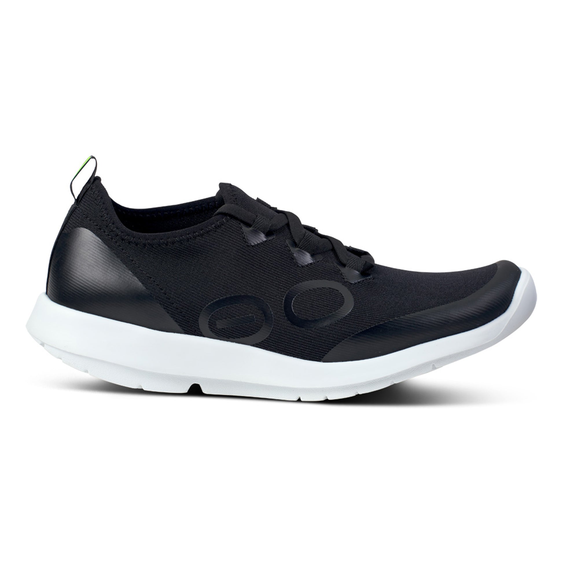 OOFOS Oomg Sport Lace Herstelschoenen Dames - wit, zwart