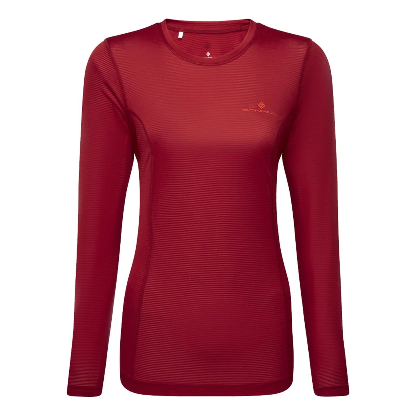 Ronhill Tech Longsleeve Hardloopshirt Dames-Rood