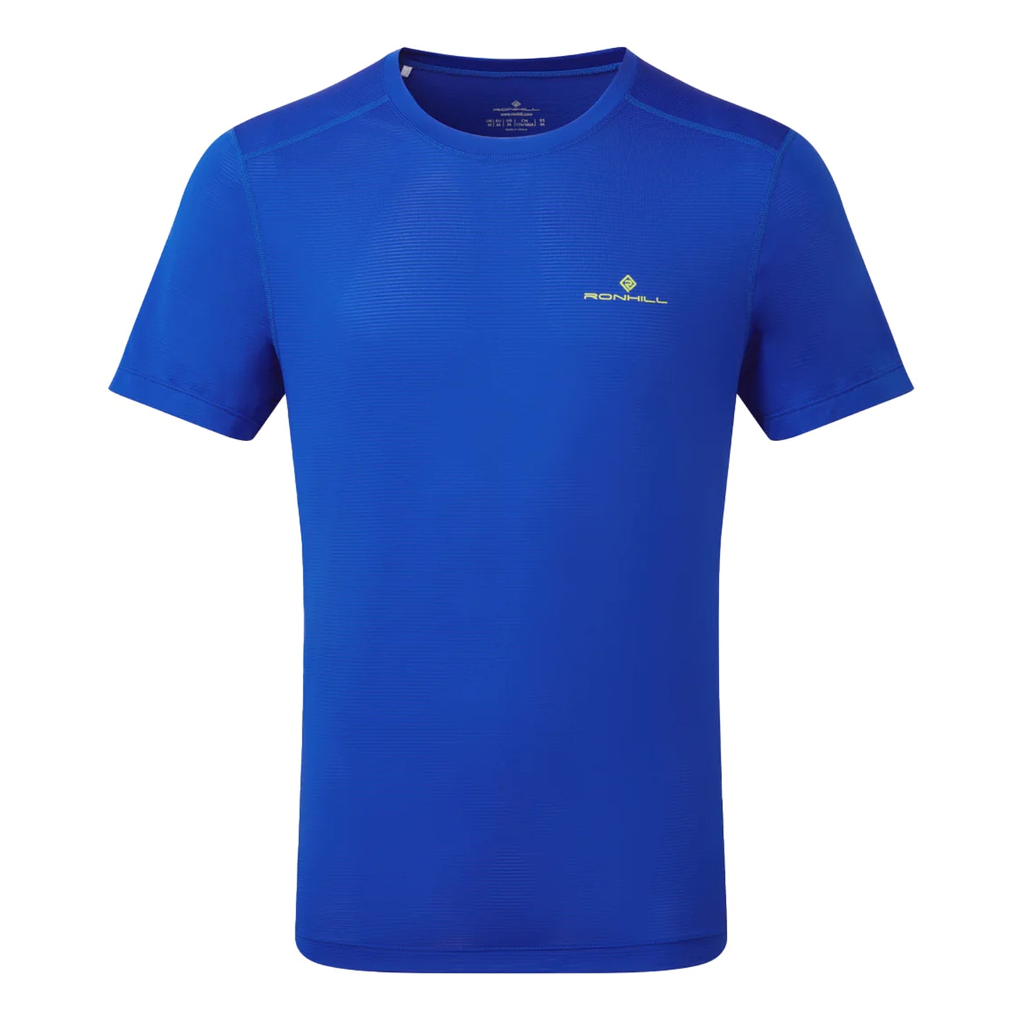 Ronhill Tech Hardloopshirt Heren-Blauw