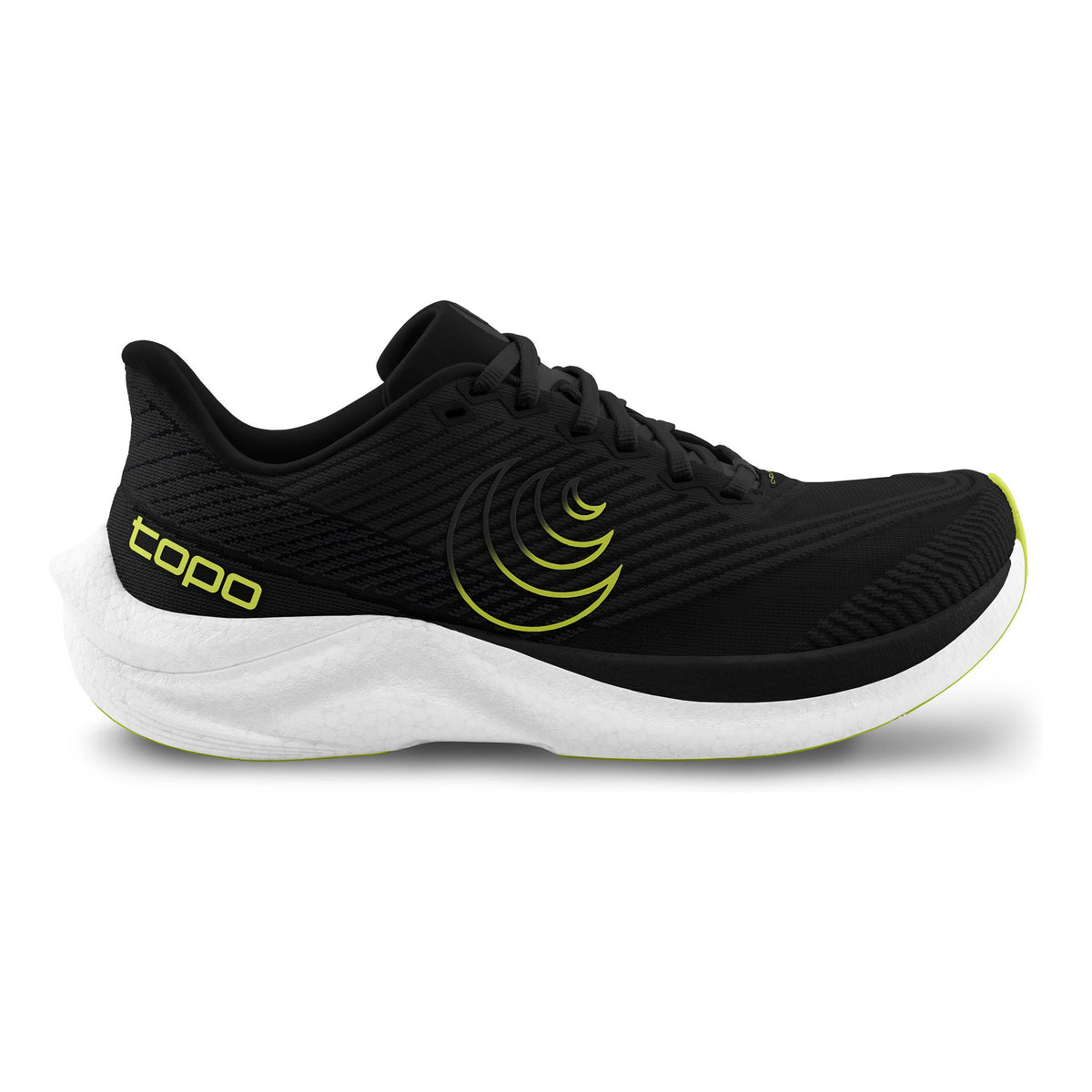 TOPO ATHLETIC Cyclone 3 Wedstrijdschoen Heren-Zwart,Limoen
