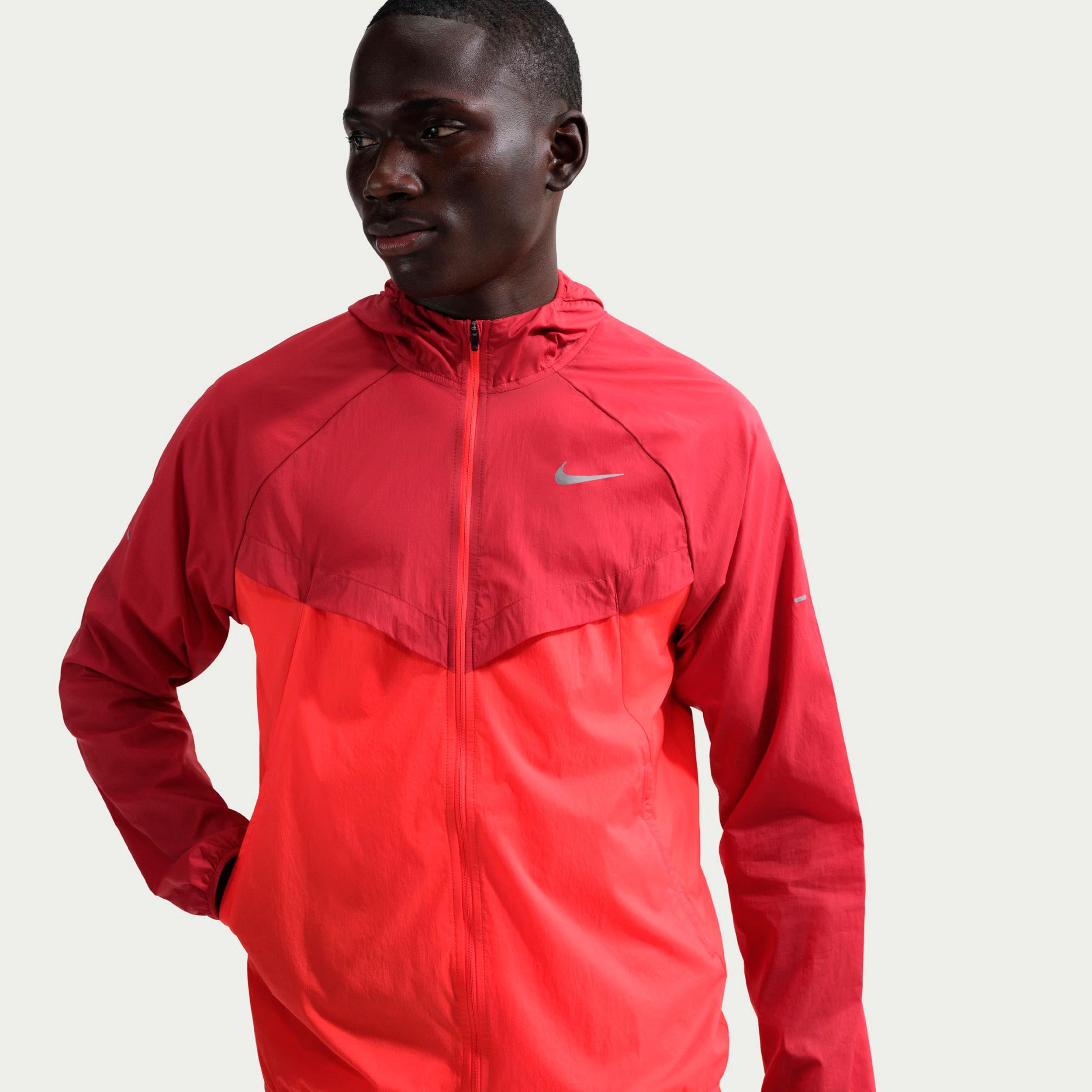 Nike Stride Hardloopjas Heren - rood, lichtrood
