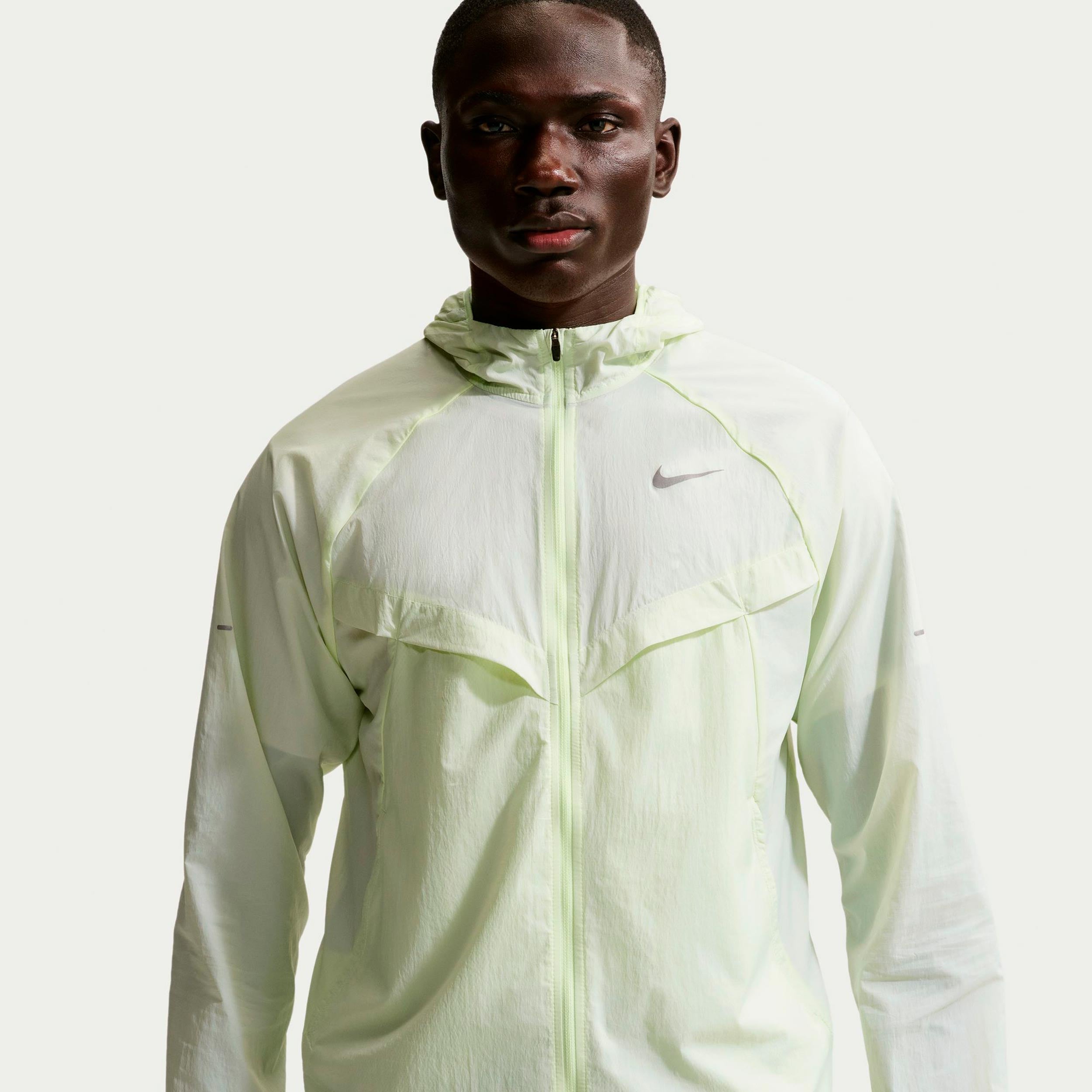 Nike Stride Hardloopjas Heren - geel, zilver