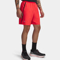 Launch 7in  Hardloopshorts Heren - rood, zwart