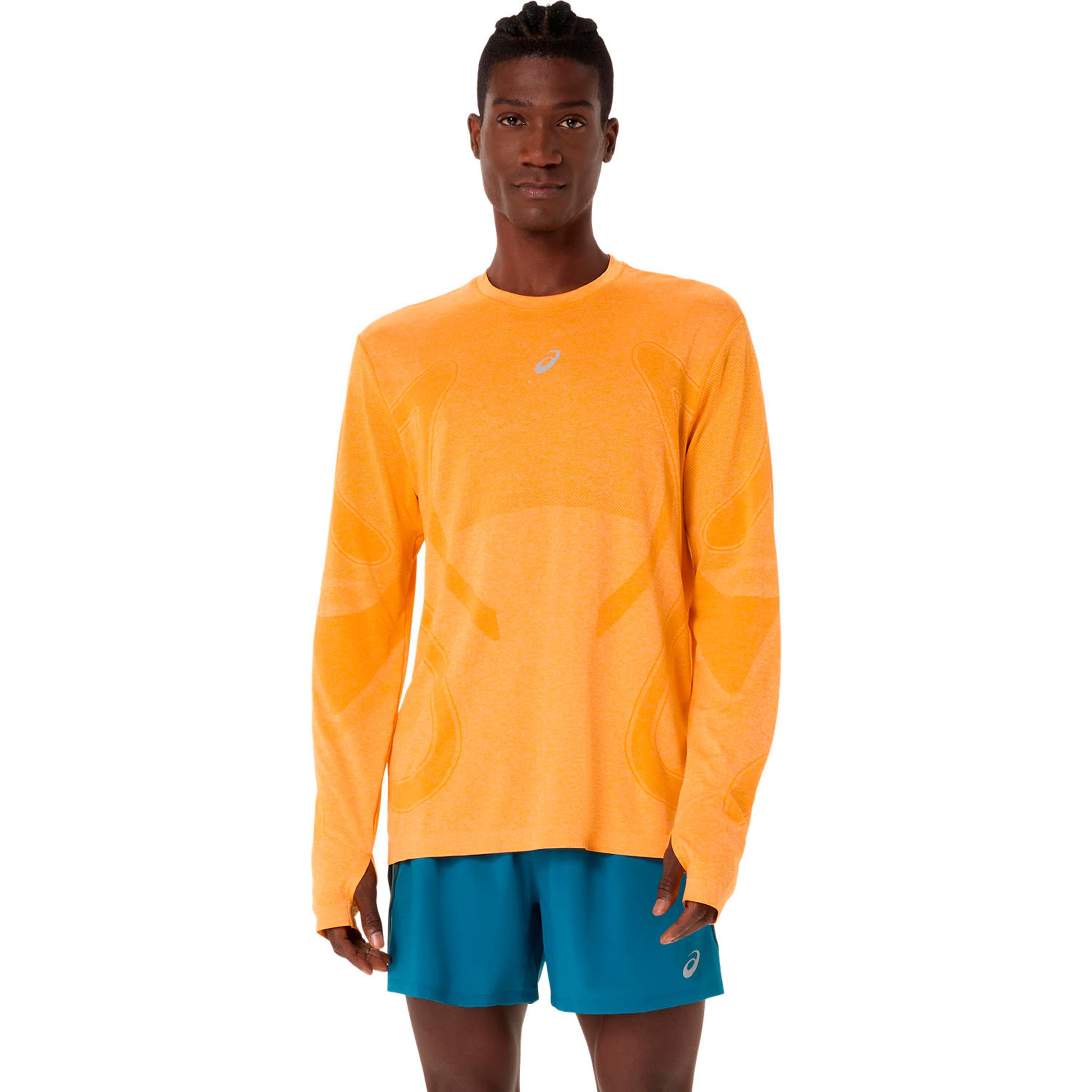ASICS Road Seamless  Hardloopshirt Heren - geel