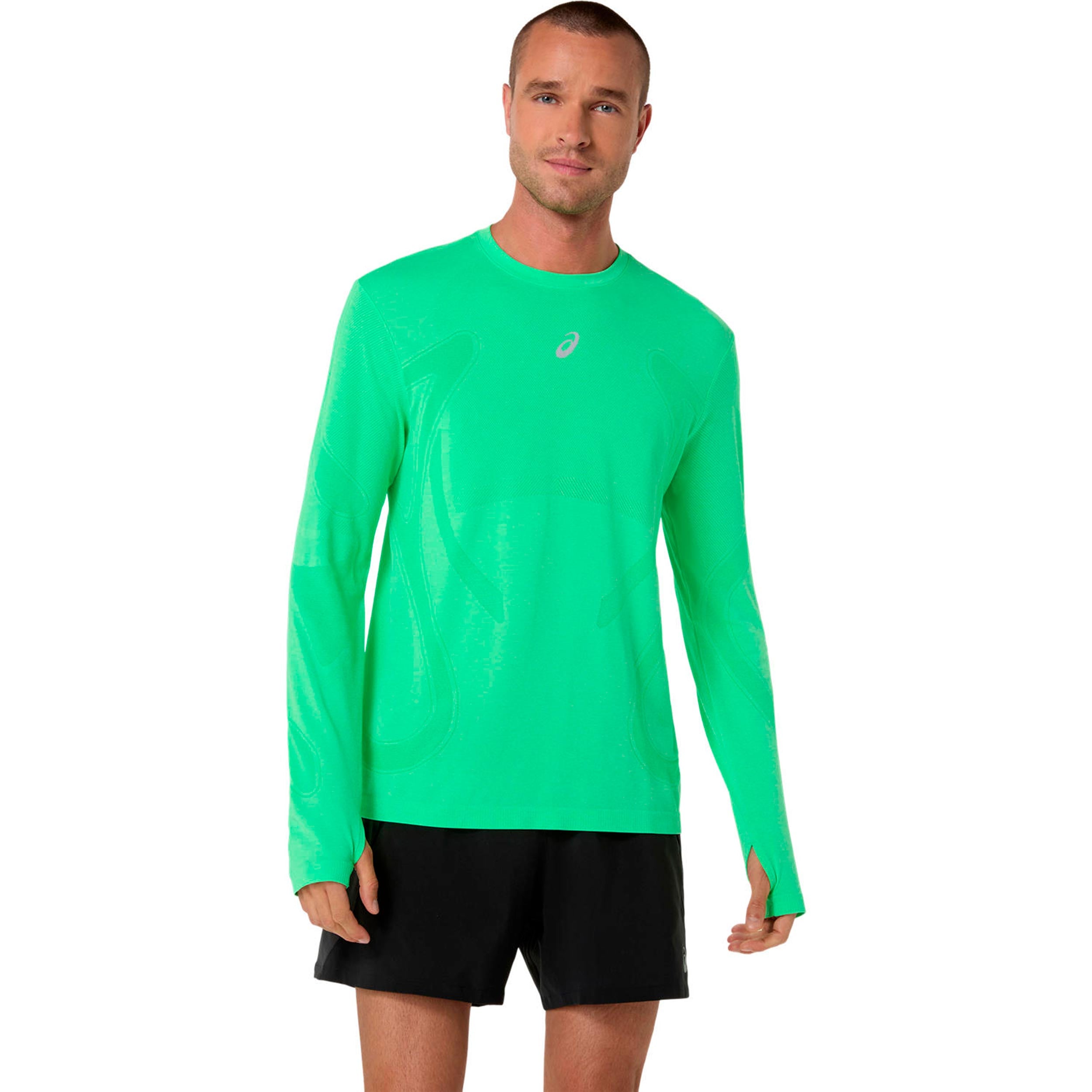 ASICS Road Seamless  Hardloopshirt Heren - groen, groen