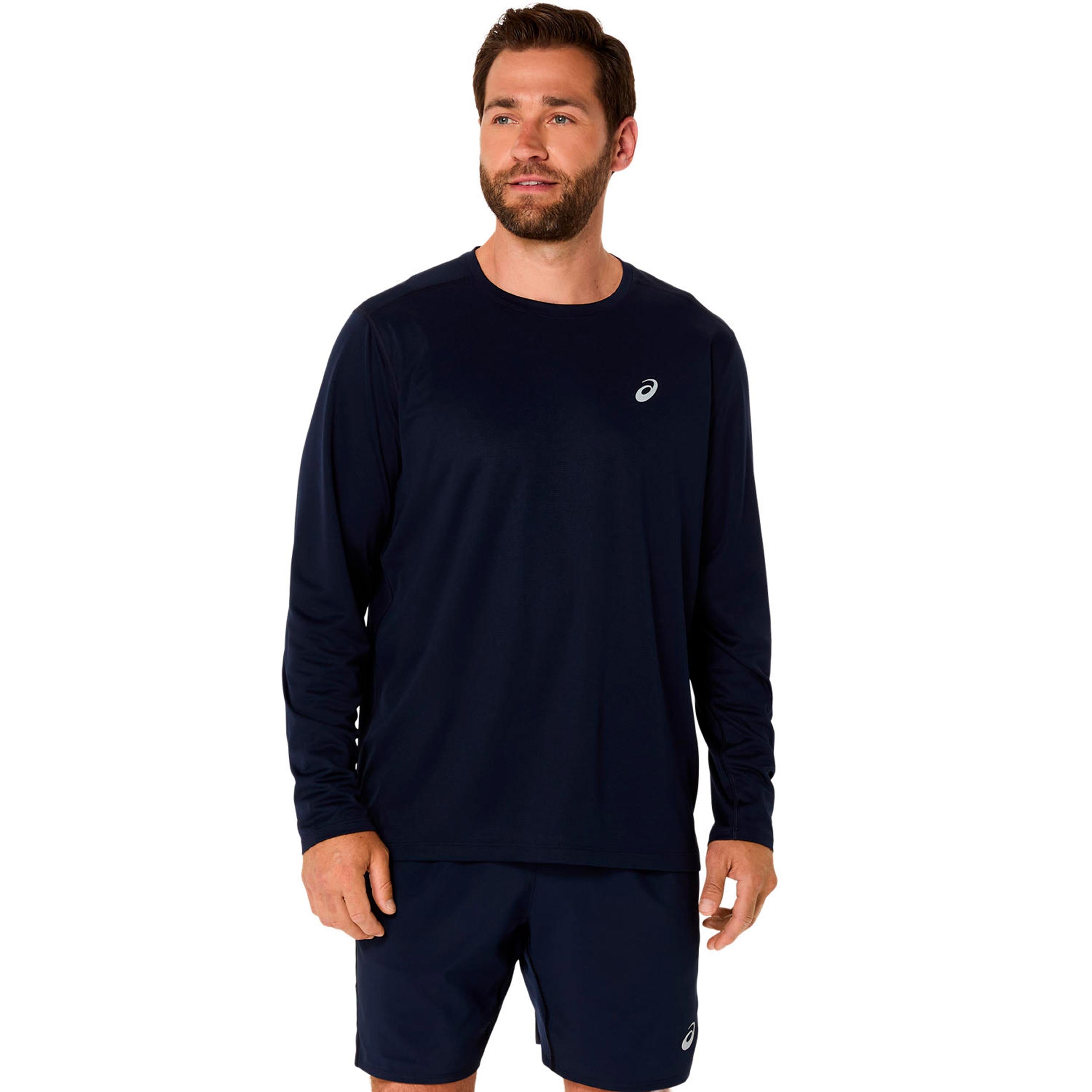ASICS Core Hardloopshirt Heren-donkerblauw