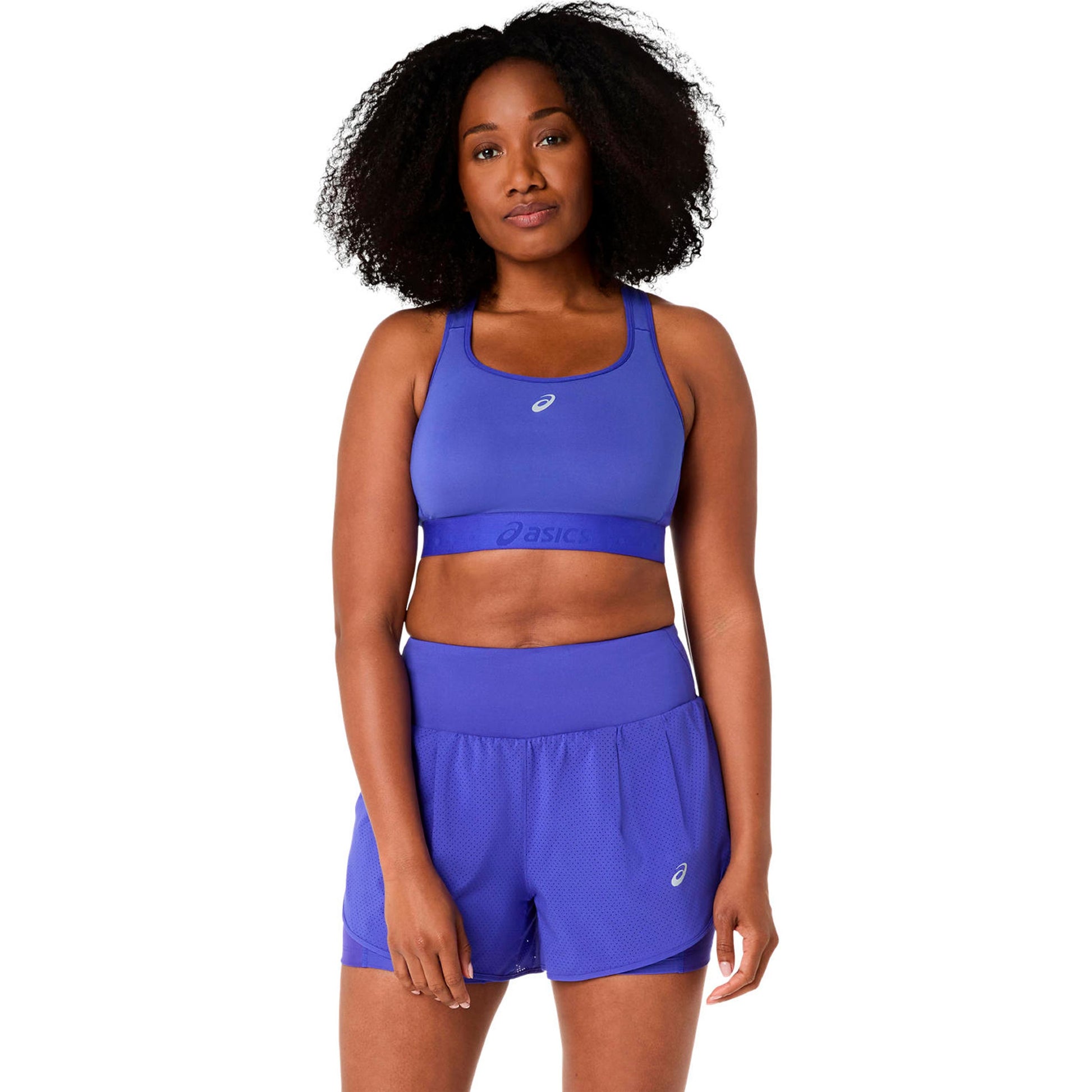 ASICS Road Compression  Sport-bh Dames - blauw, donkerblauw