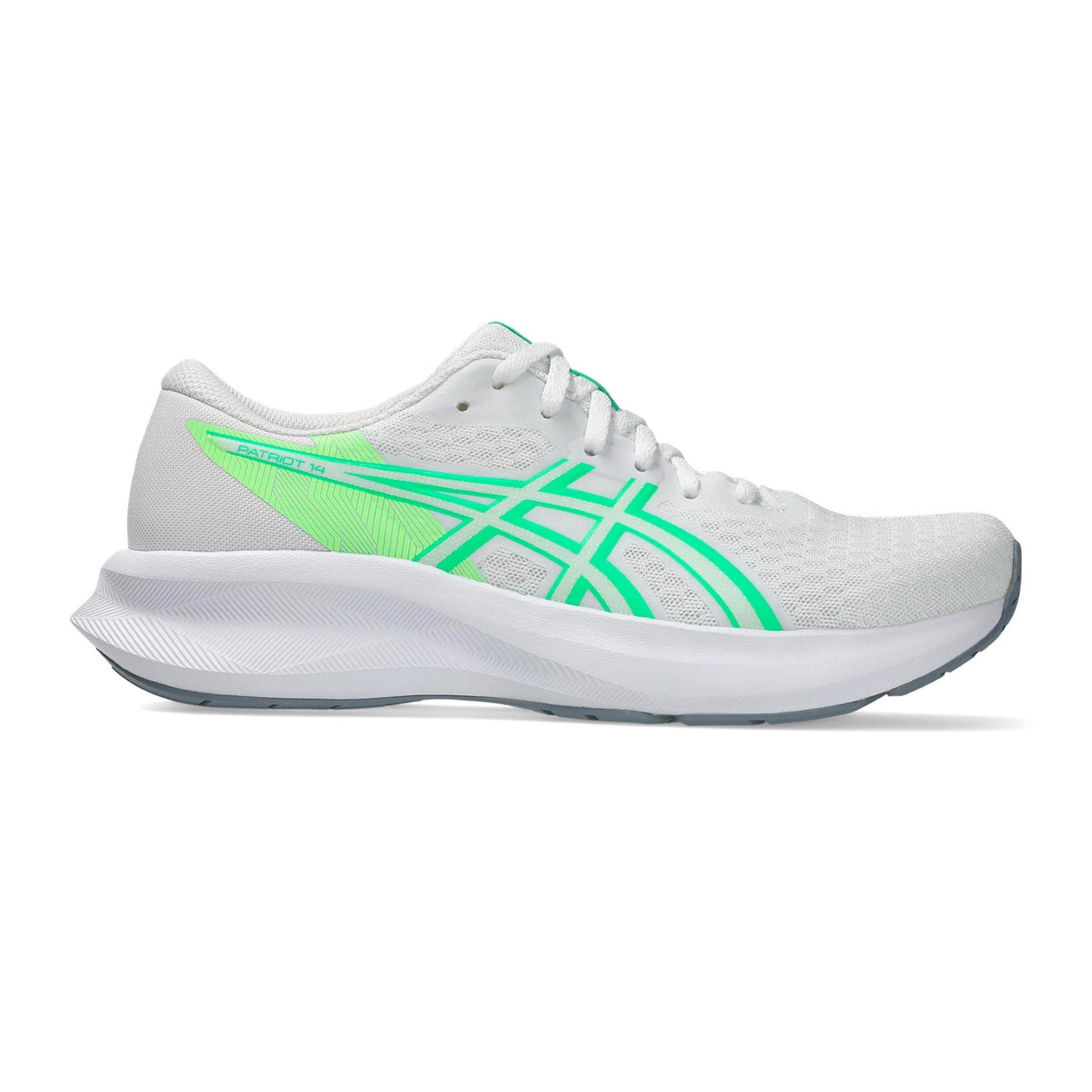 ASICS Patriot 14 Neutrale schoen Dames - wit, groen