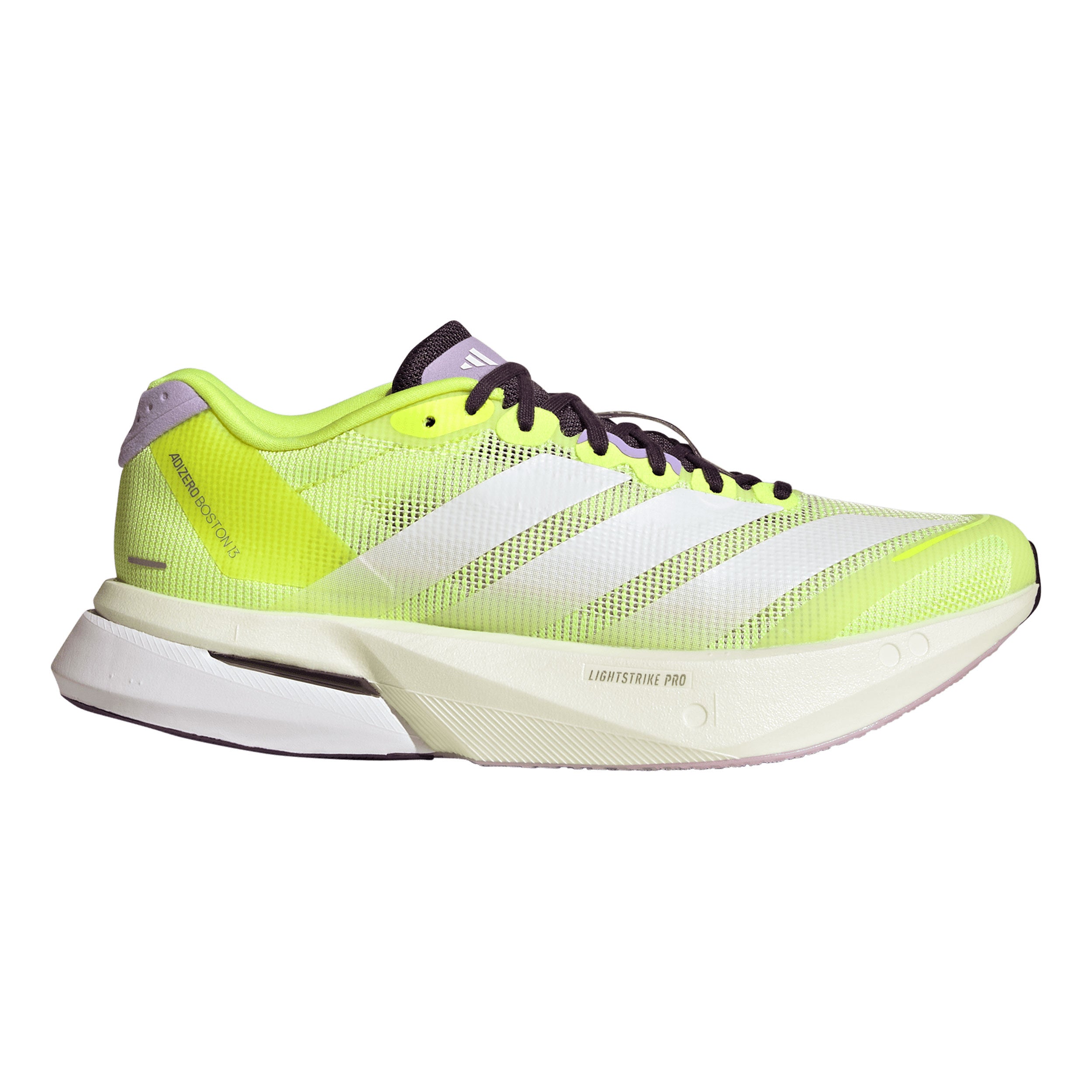 adidas adizero Boston 13 Wedstrijdschoen Dames - neongeel, wit
