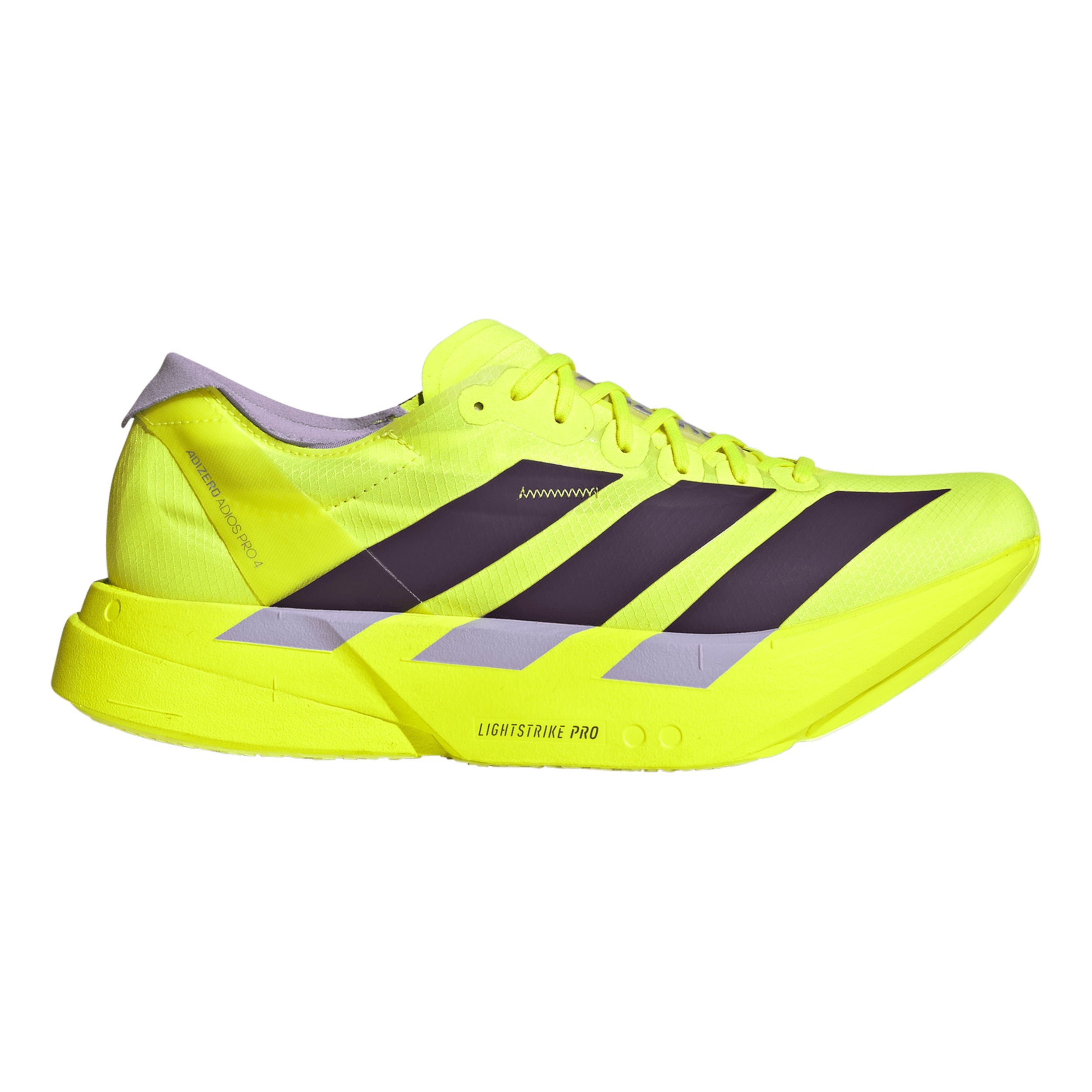  ADIZERO ADIOS PRO 4 AMG ランニング adizero Adios Pro 4 Wedstrijdschoen Heren - neongeel, lila