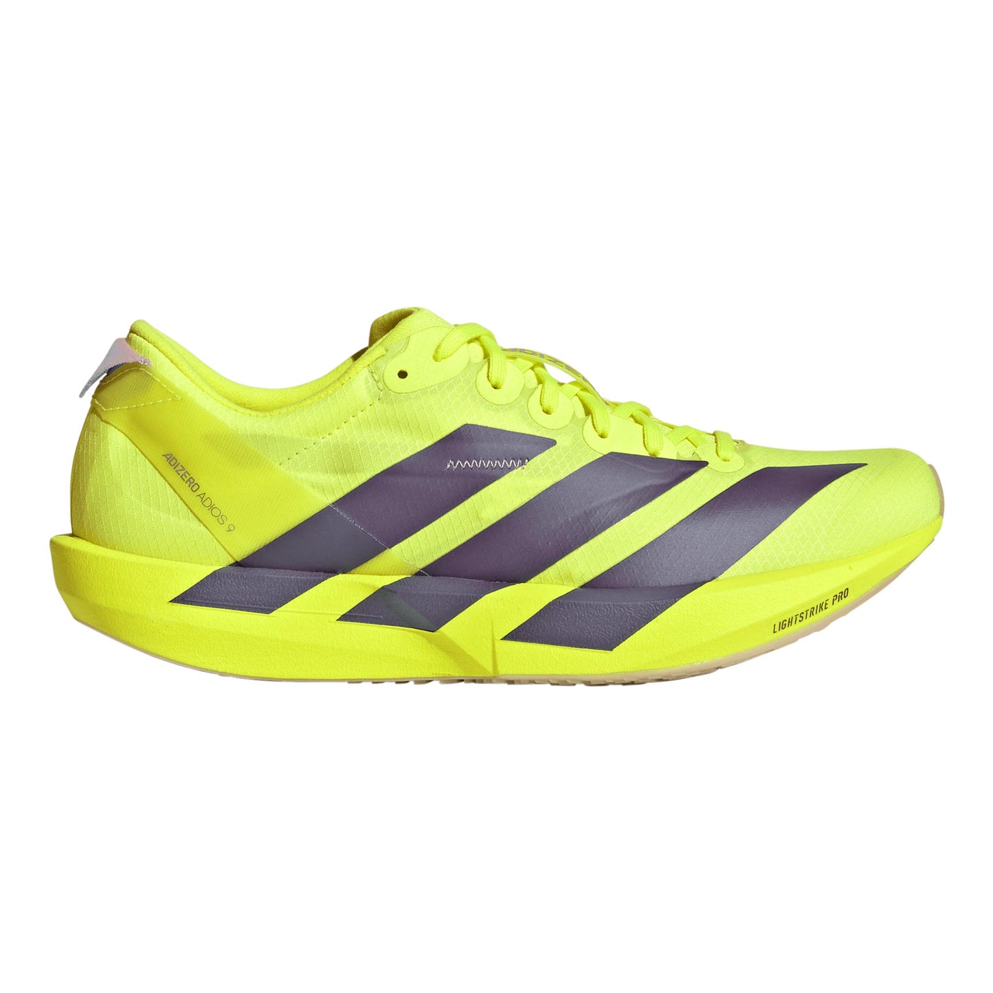 adidas adizero Adios 9 Wedstrijdschoen Dames - neongeel, grijs