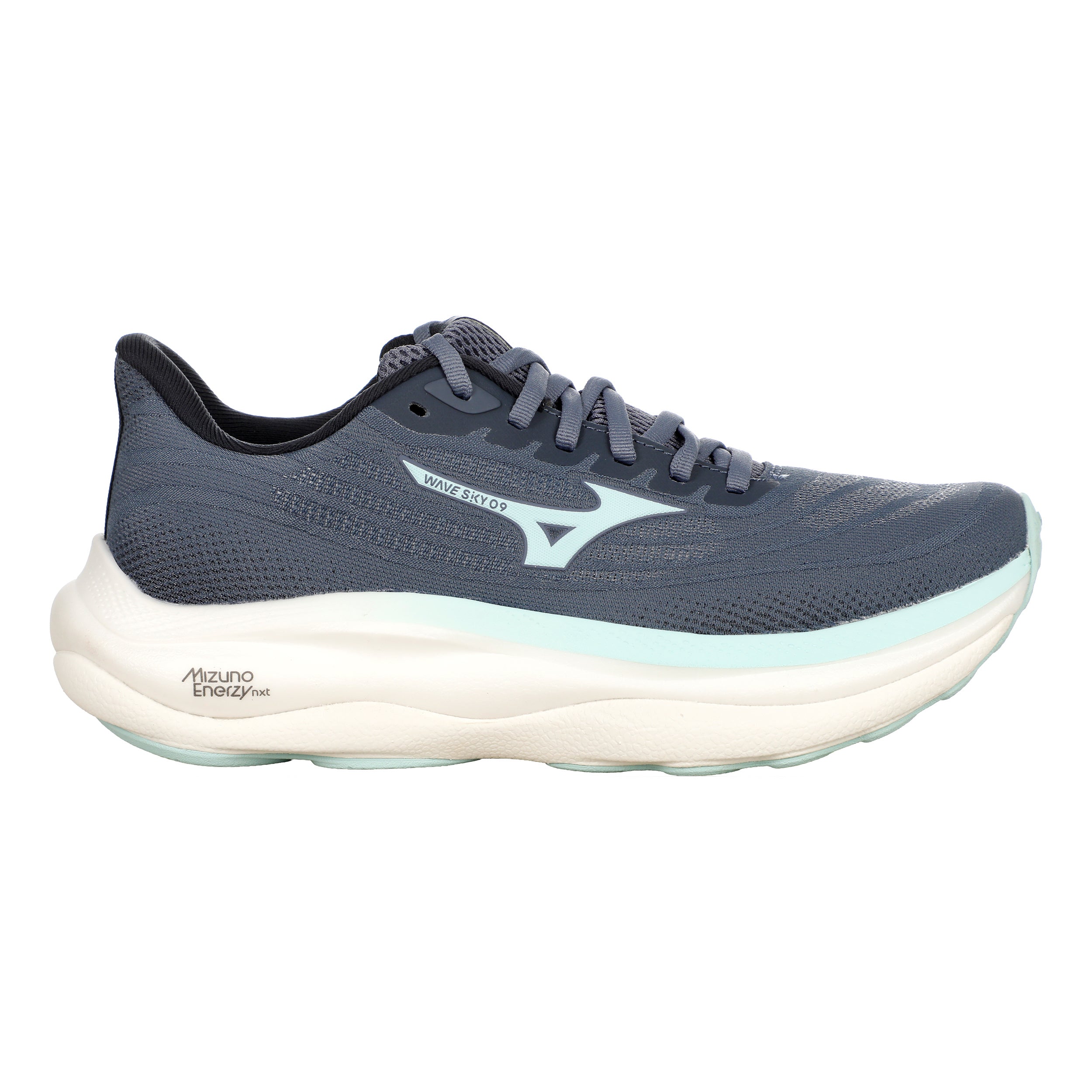 Mizuno Wave Sky 9  Neutrale schoen Dames - blauwgrijs, mint
