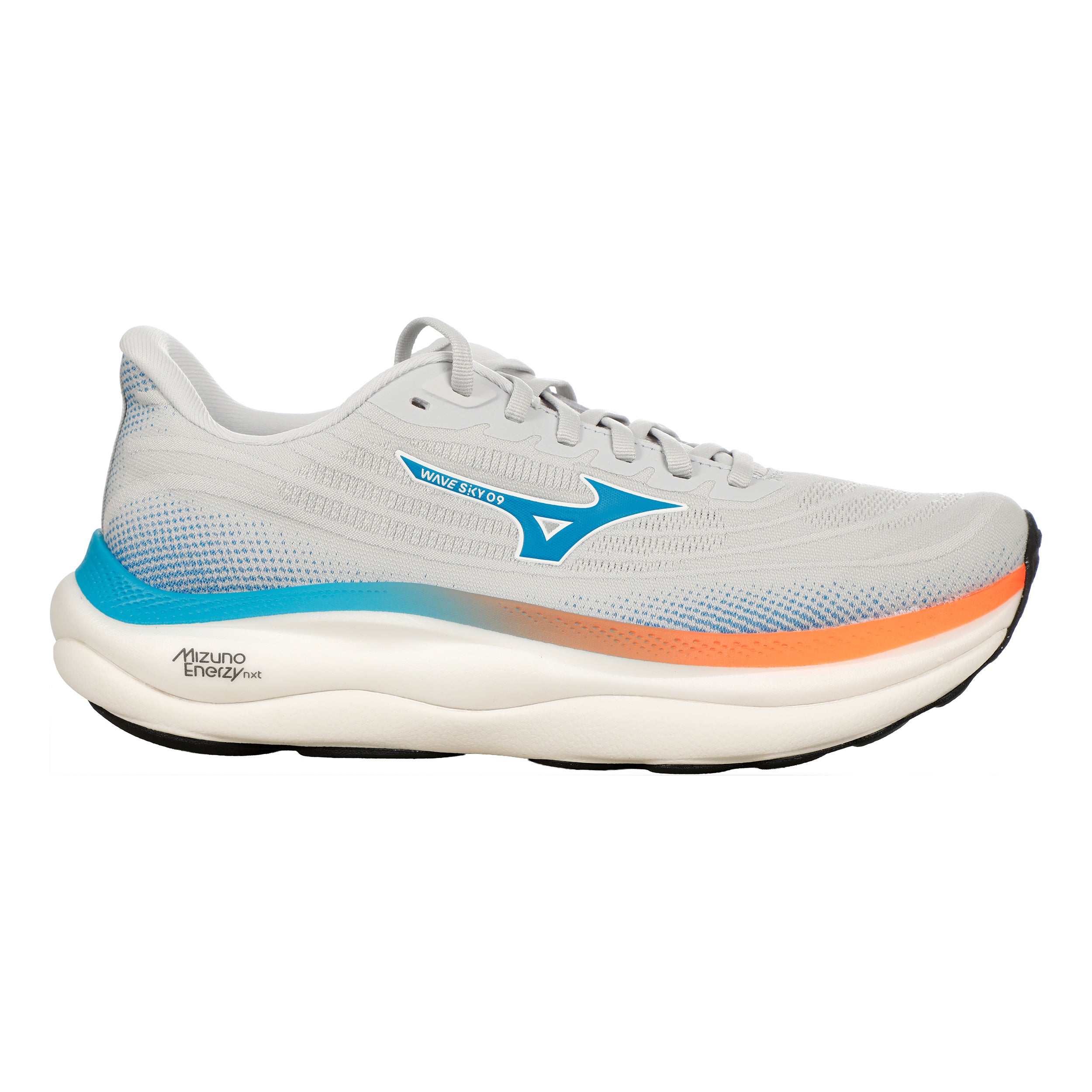 Mizuno Wave Sky 9  Neutrale schoen Heren - lichtgrijs, oranje