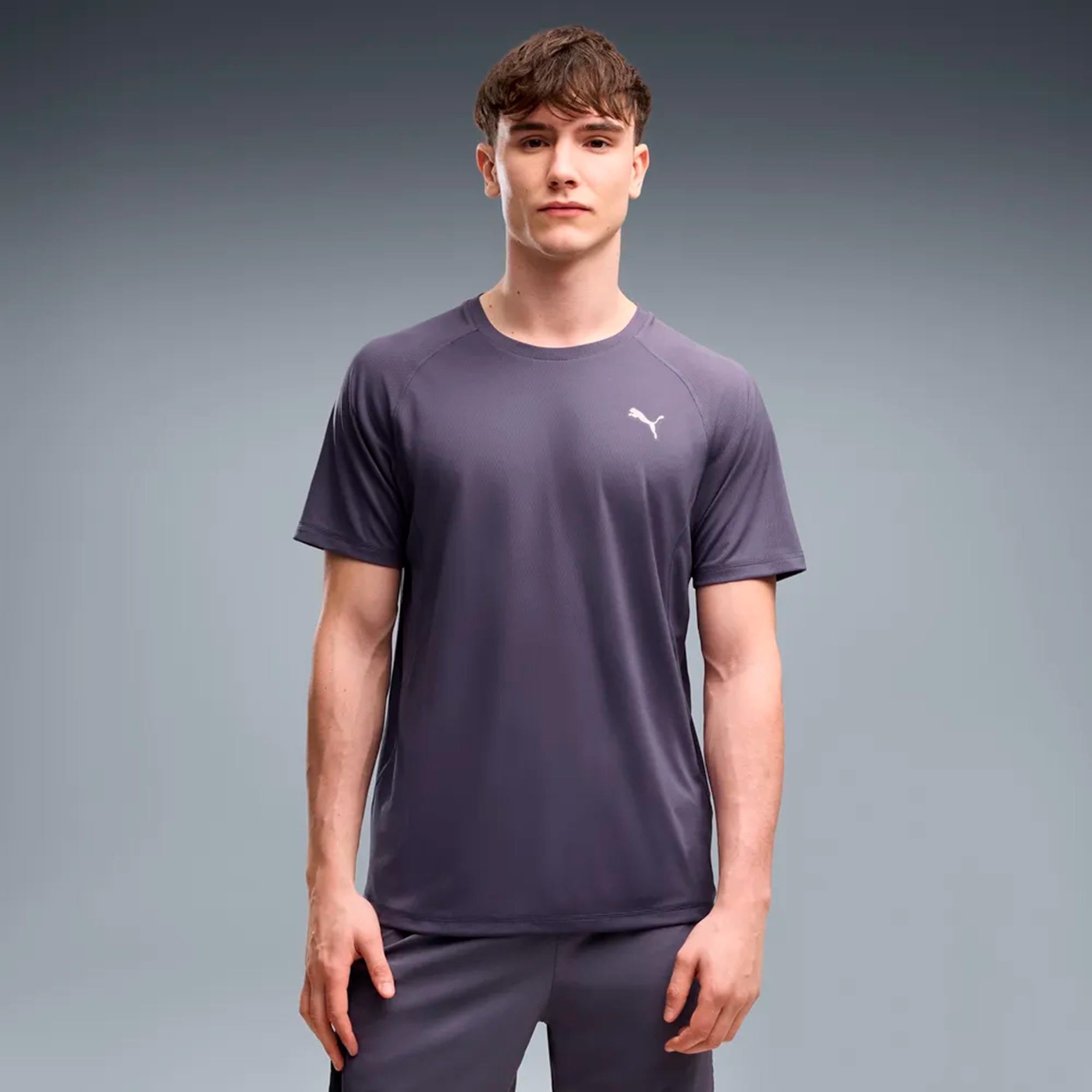 Puma Velocity  Hardloopshirt Heren - grijs