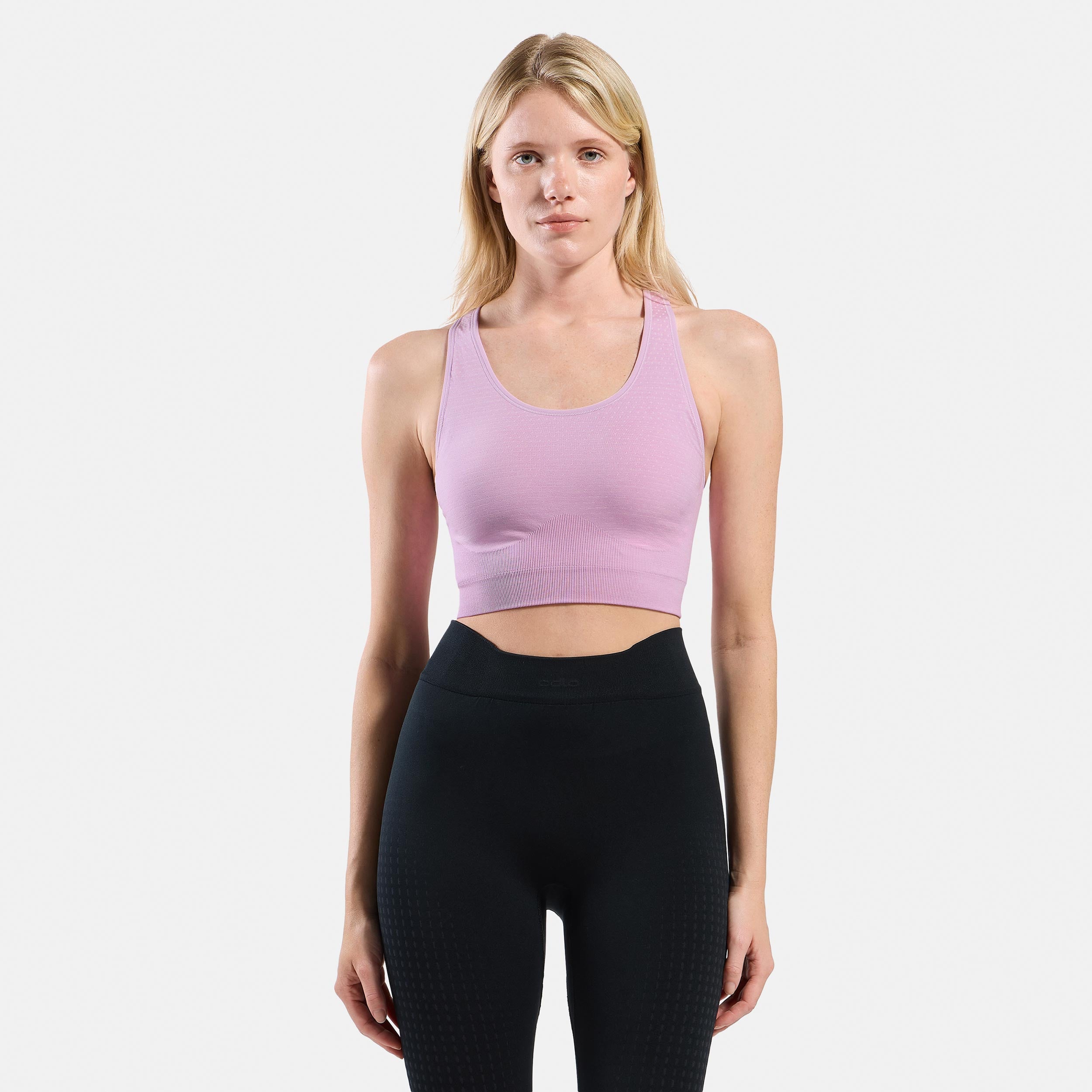 Odlo Seamless Medium Padded Sport  Sport-bh Dames - lila