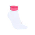 RU4 Endurance Short Hardloopsokken Dames - wit, turkoois