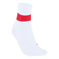 RU Compression Stabilizing Compressie-sokken Heren - wit, rood