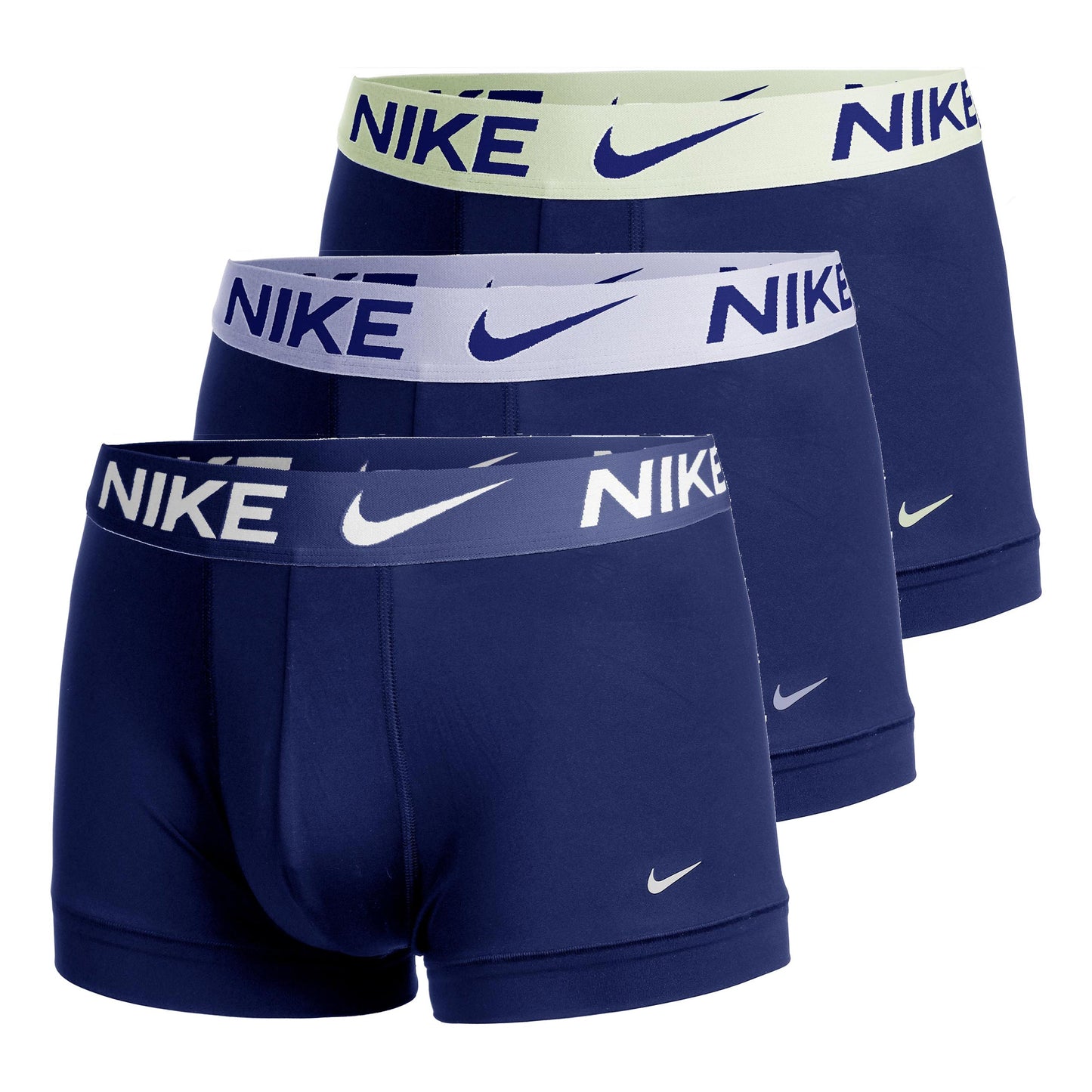 Nike Dri-Fit Essential Micro Trunk Boxershort - Verpakking 3 stuks Heren-blauw, paars