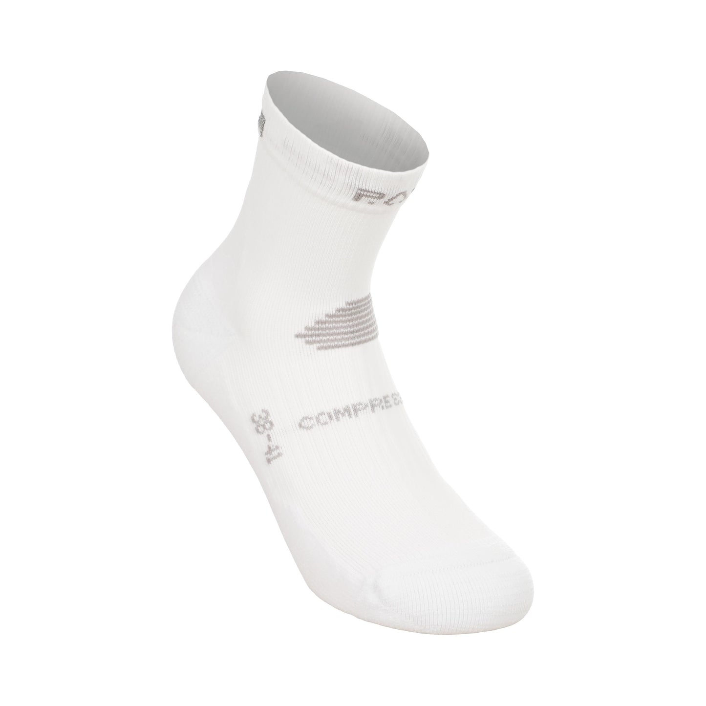 P.A.C. RN 6.2 Reflective Pro Mid Compression Compressie-sokken Dames - wit, wit
