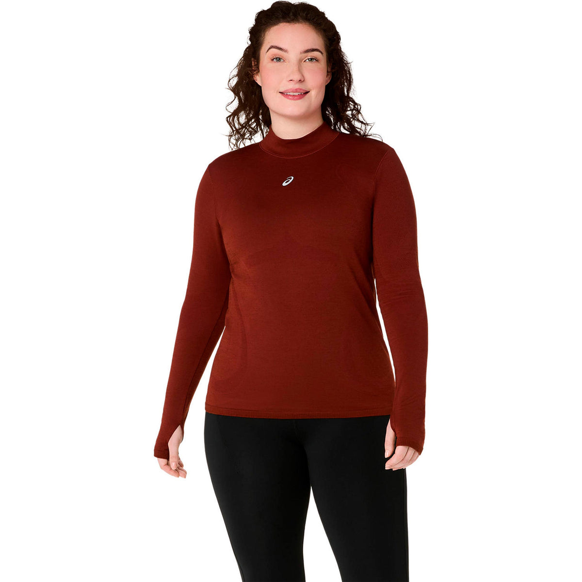 ASICS Road Winter Seamless  Hardloopshirt Dames - bes