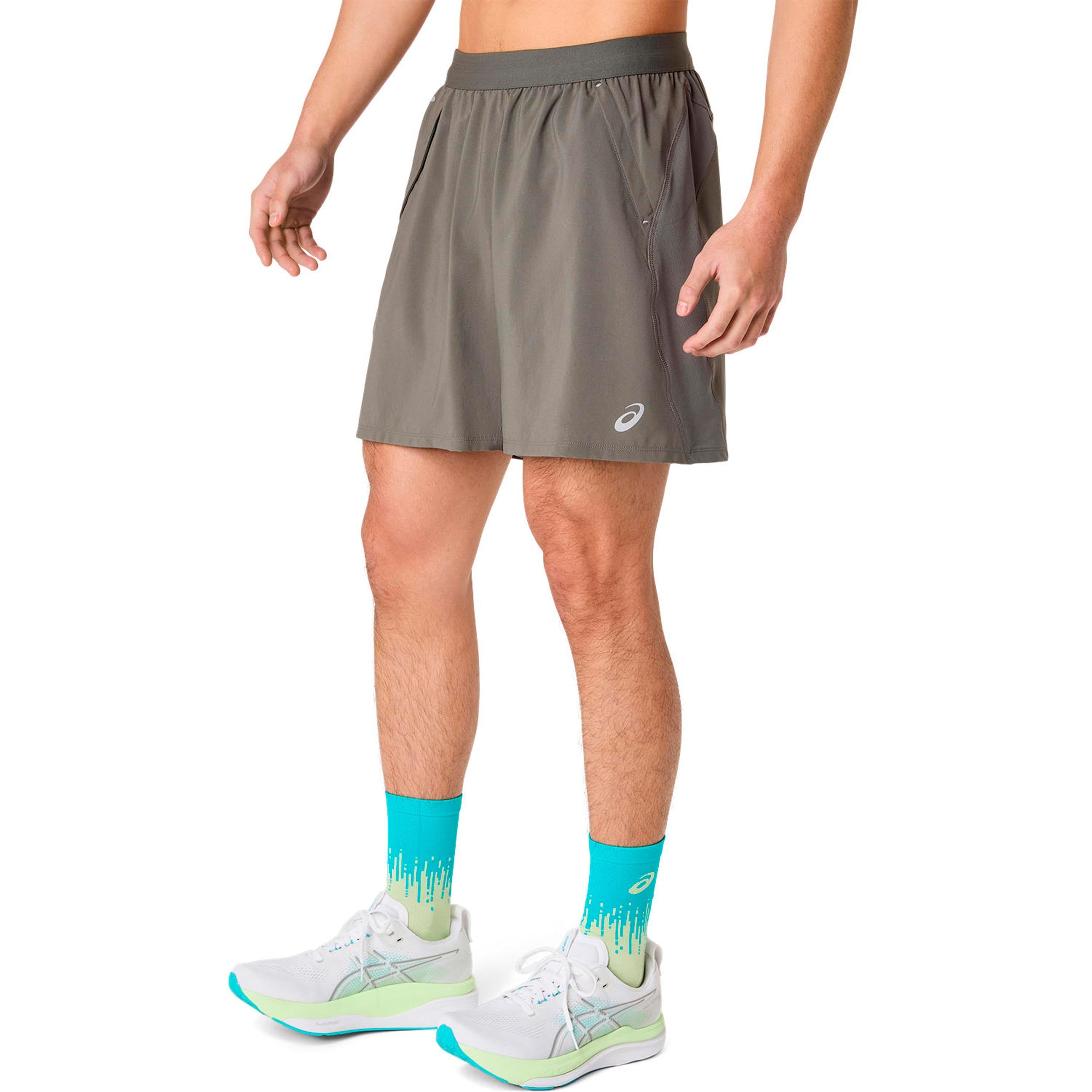 ASICS Road 2in1 7In  Hardloopshorts Heren - grijs