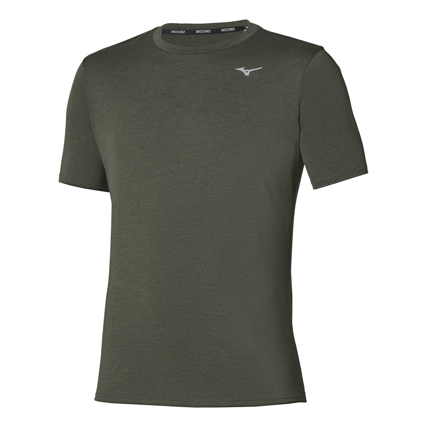Mizuno Impulse Core Hardloopshirt Heren - donkergroen