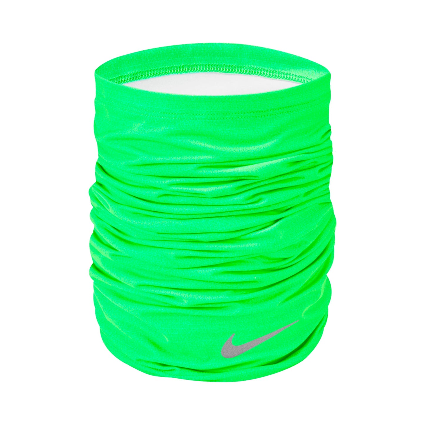 Nike Dri-Fit Wrap 2.0 Nek warmer Unisex - neongroen, zilver
