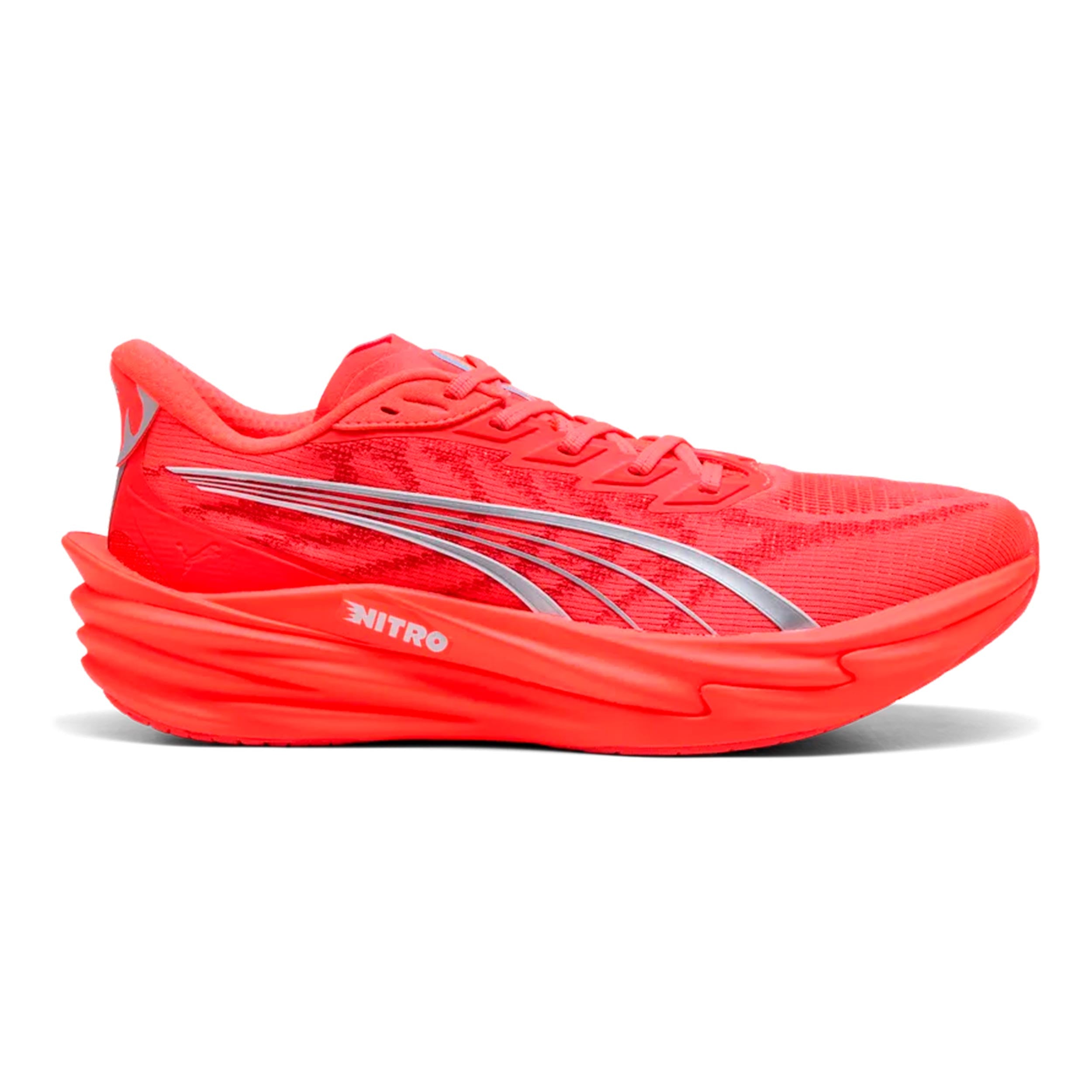 Puma Deviate Nitro 4 Neutrale schoen Heren - rood, zilver