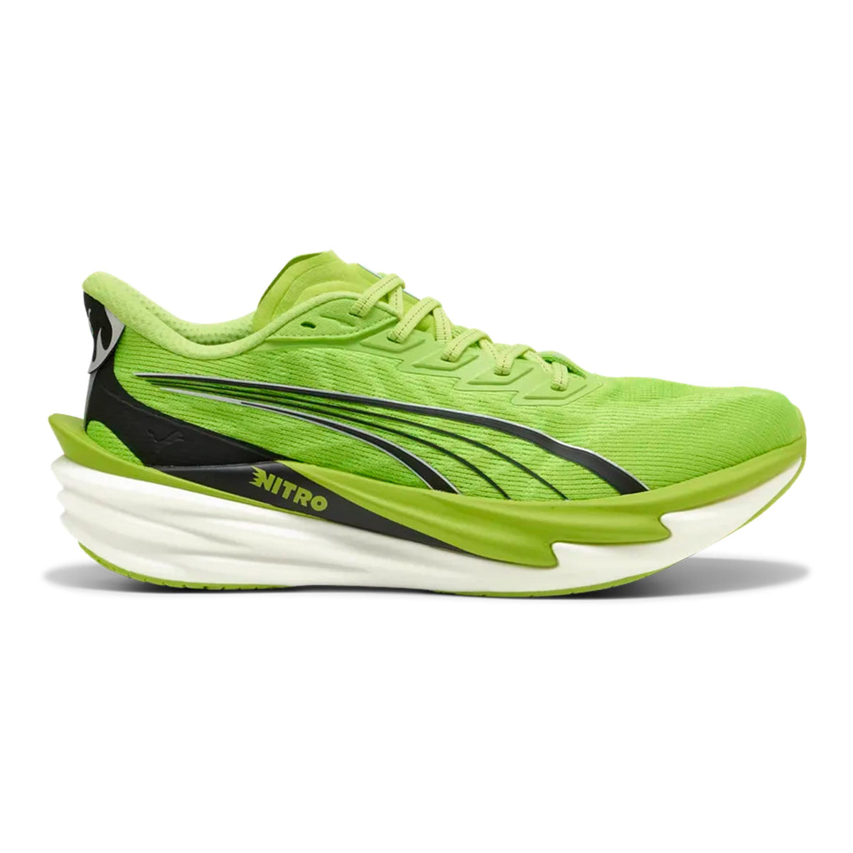 Puma Deviate Nitro 4 Neutrale schoen Heren - limoen, zwart