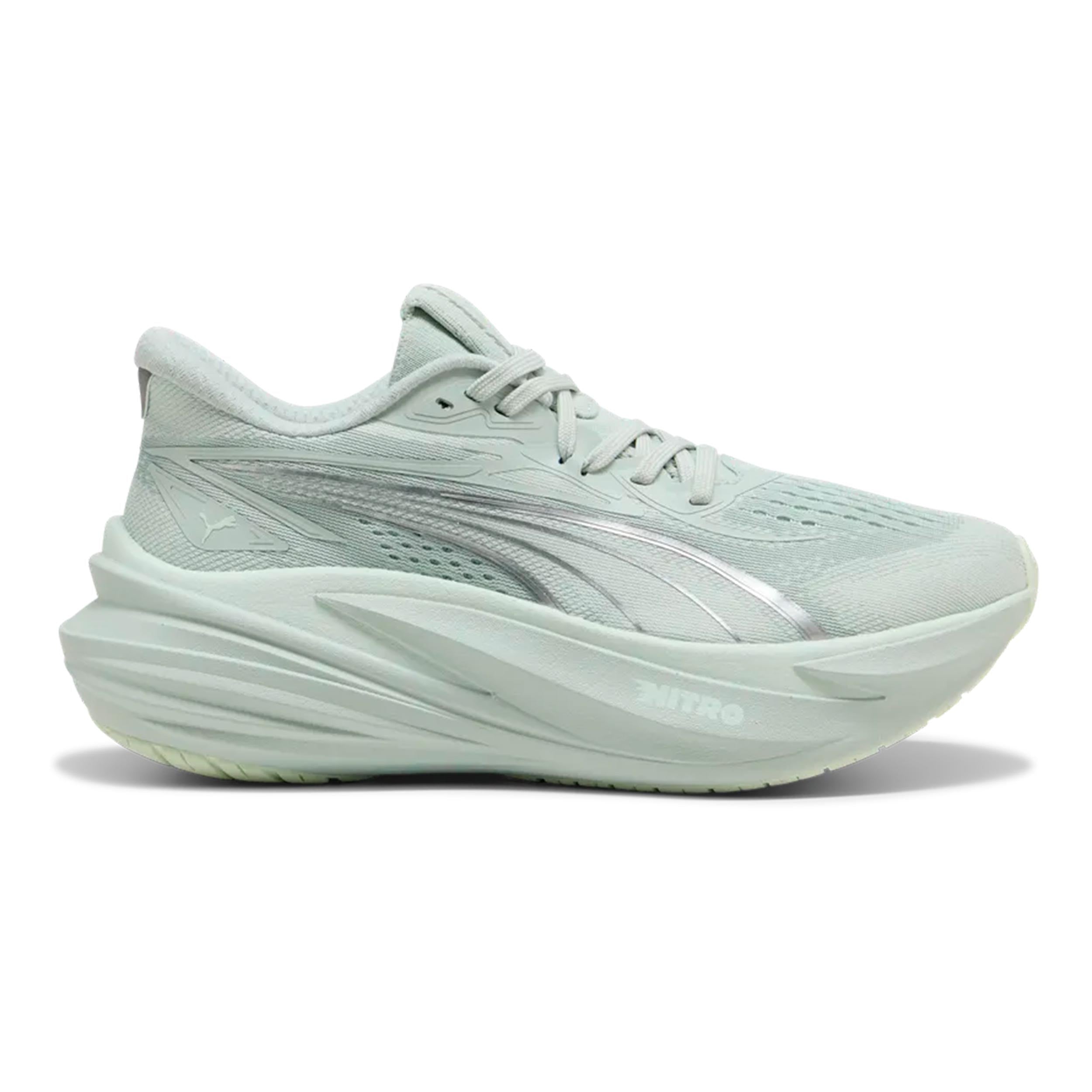 Puma MagMax Nitro 2 Neutrale schoen Dames - lichtgroen, zilver