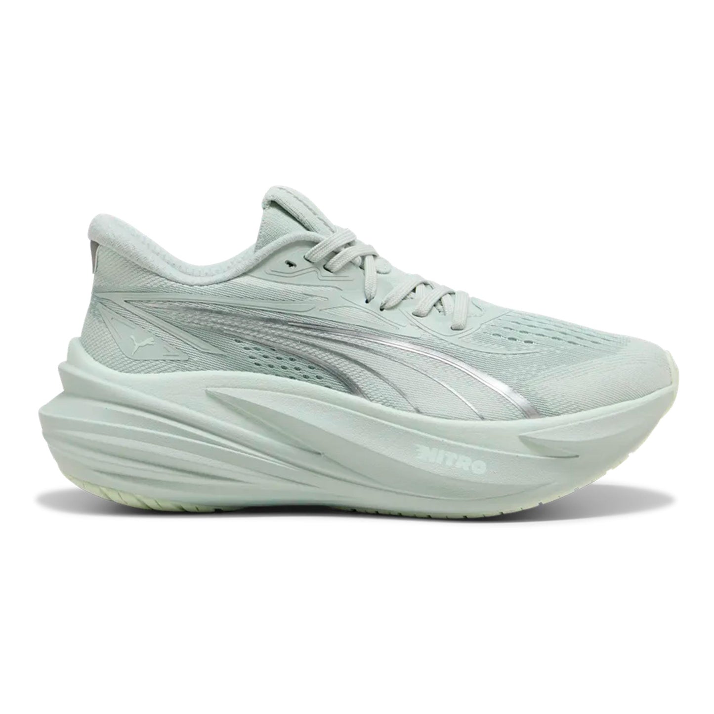 Puma MagMax Nitro 2 Neutrale schoen Dames - lichtgroen, zilver