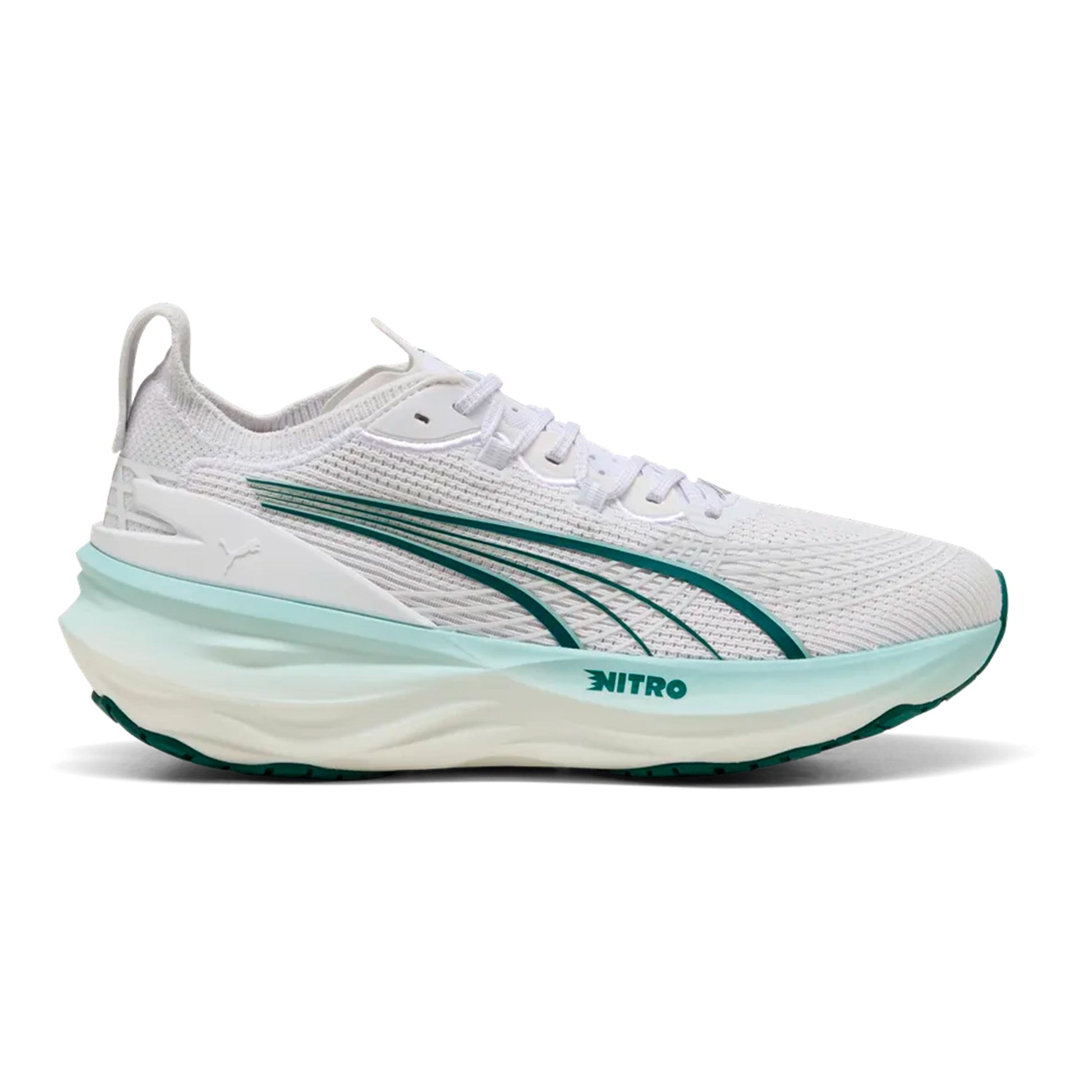 Puma ForeverRun Nitro 2 Stabiliteitsschoen Heren-wit, lichtblauw
