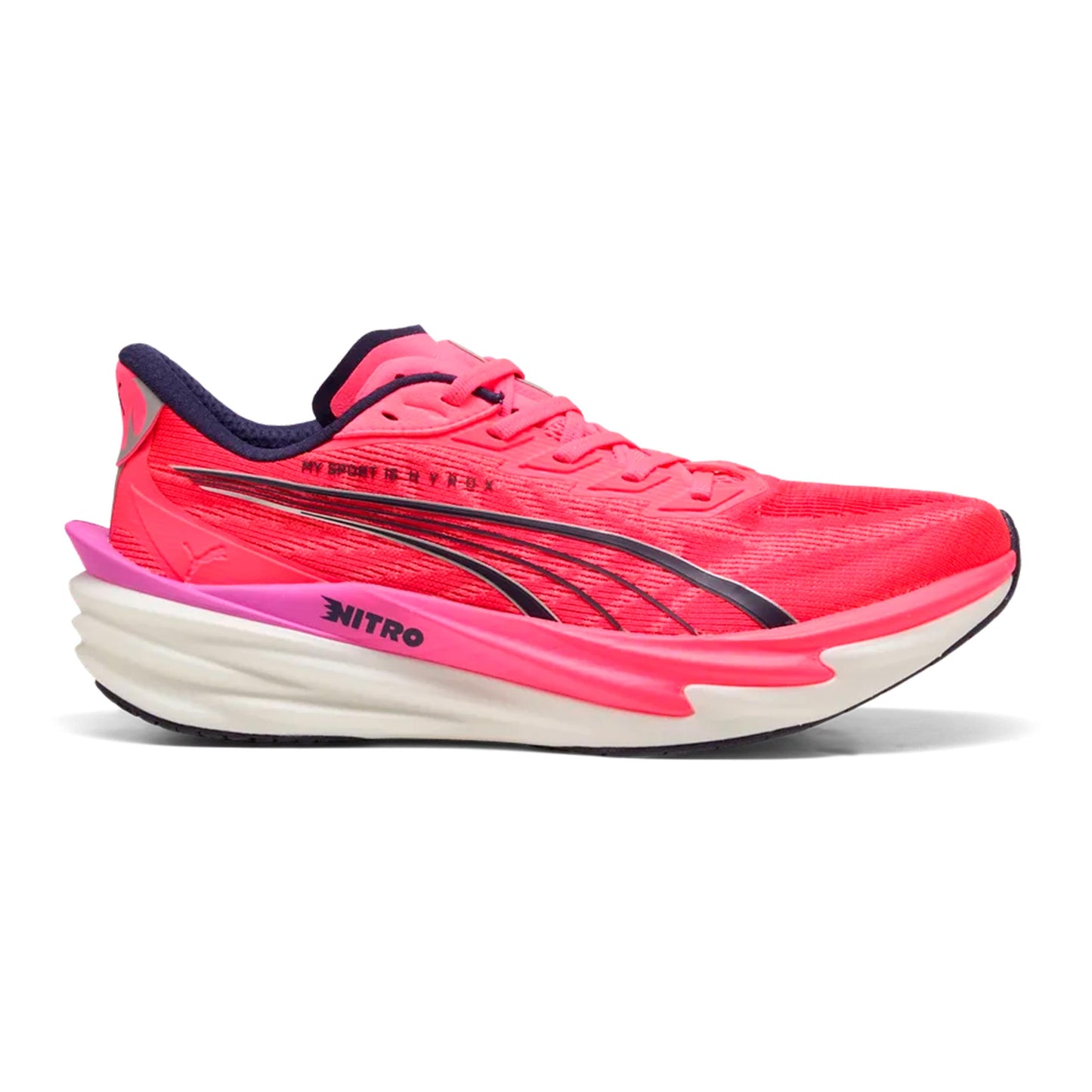 Puma Deviate Nitro 4 HYROX Neutrale schoen Heren-wit, paars