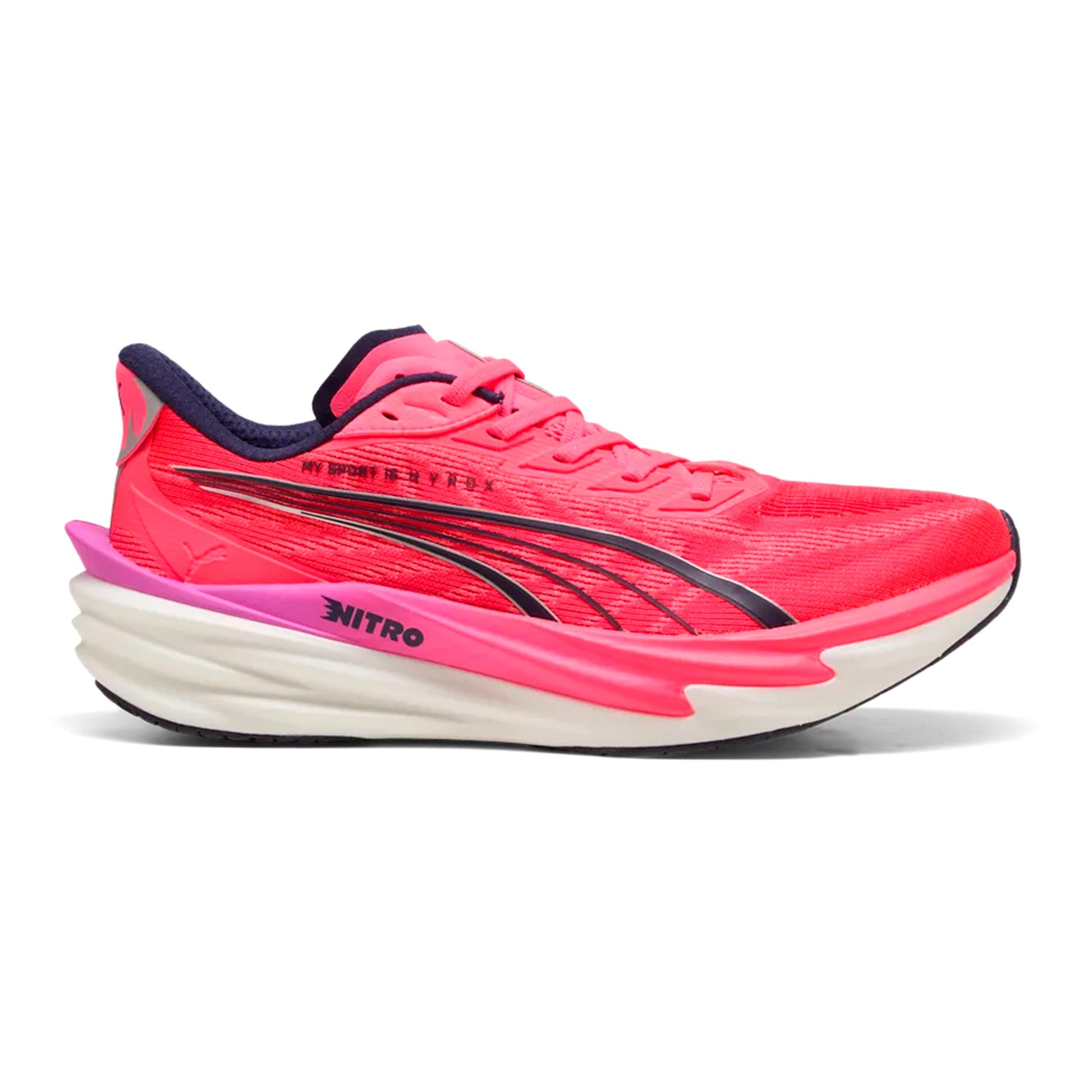 Puma Deviate Nitro 4 HYROX Neutrale schoen Heren-wit, paars
