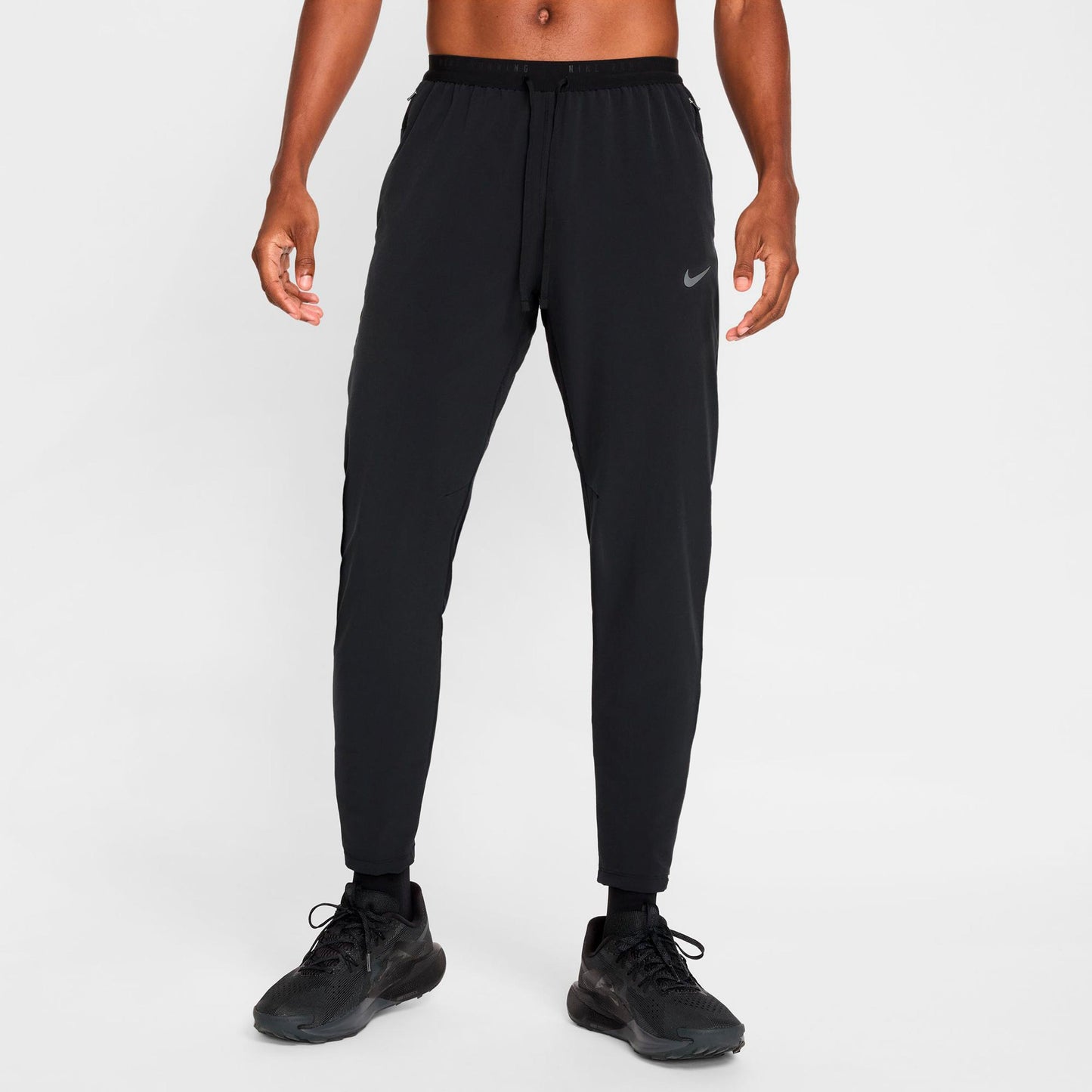 Nike Stride Hardloopbroek Heren - zwart, zilver