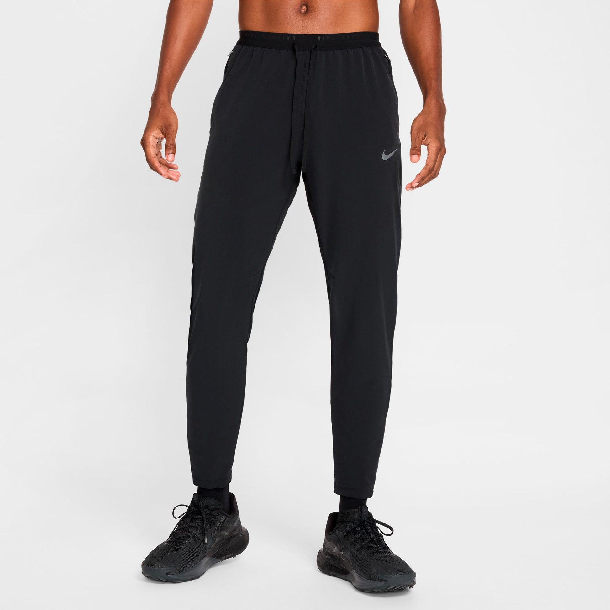 Nike Stride Hardloopbroek Heren - zwart, zilver